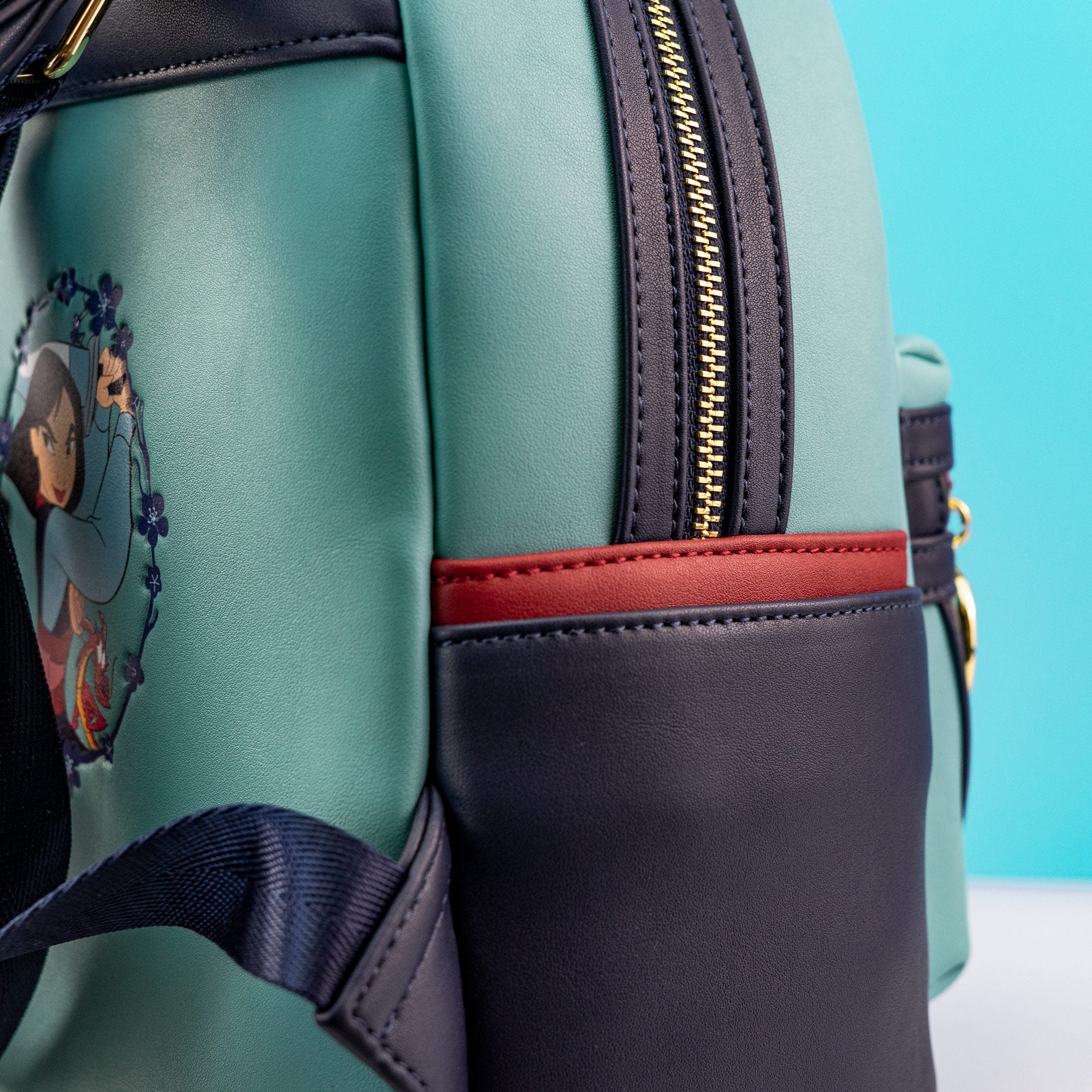 Loungefly x Disney Mulan Cosplay Mini Backpack - Image 5