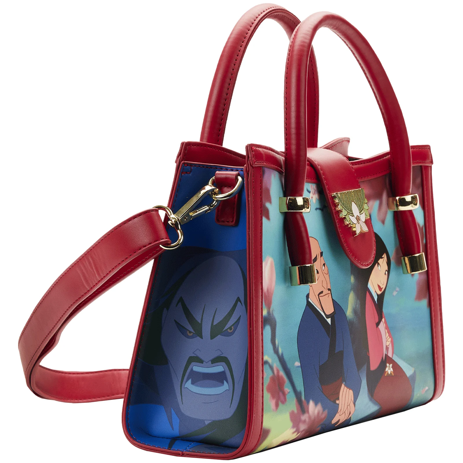 Loungefly x Disney Mulan Film Scenes Crossbody Bag - Image 3