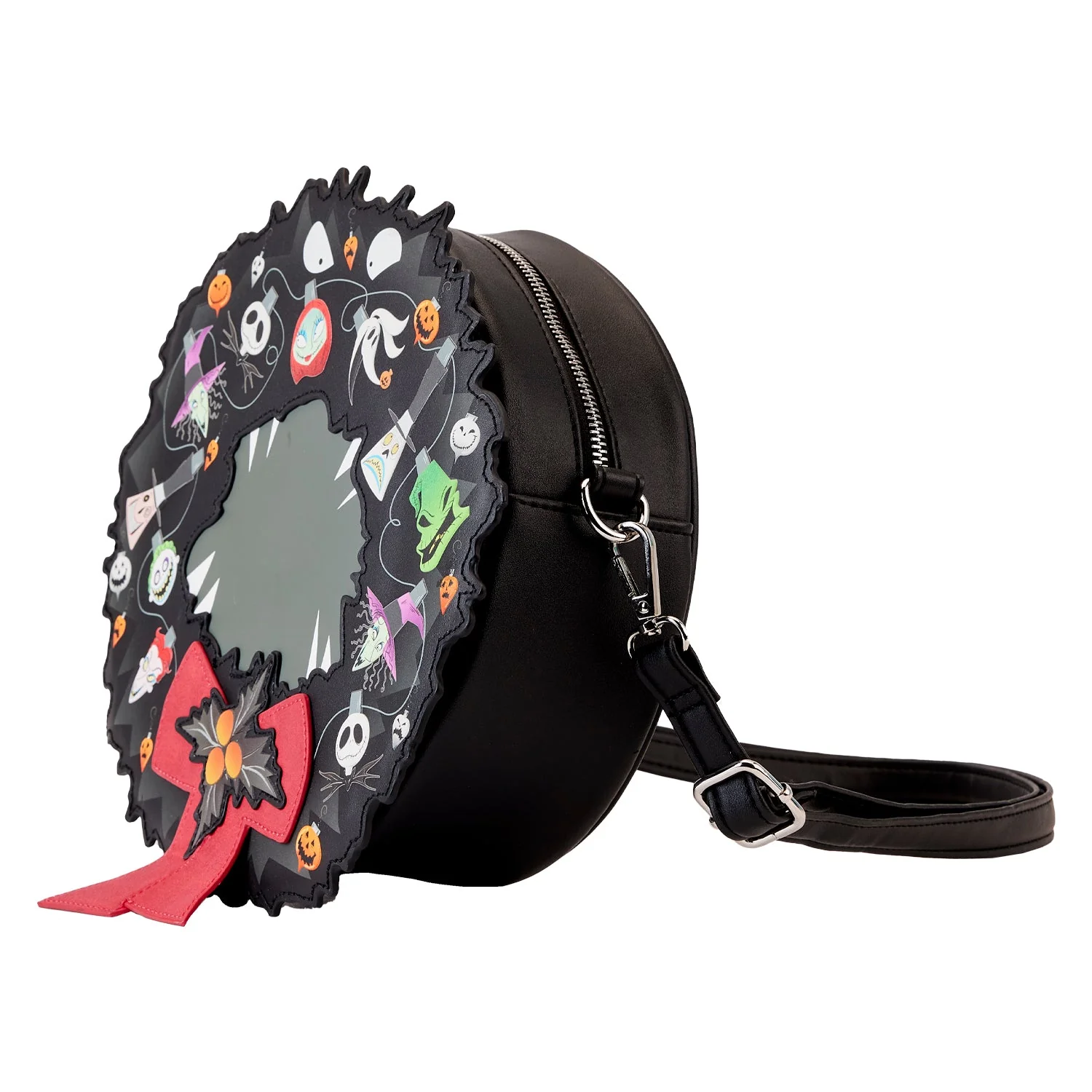 Loungefly x Disney Nightmare Before Christmas Figural Wreath Crossbody Bag - Image 3