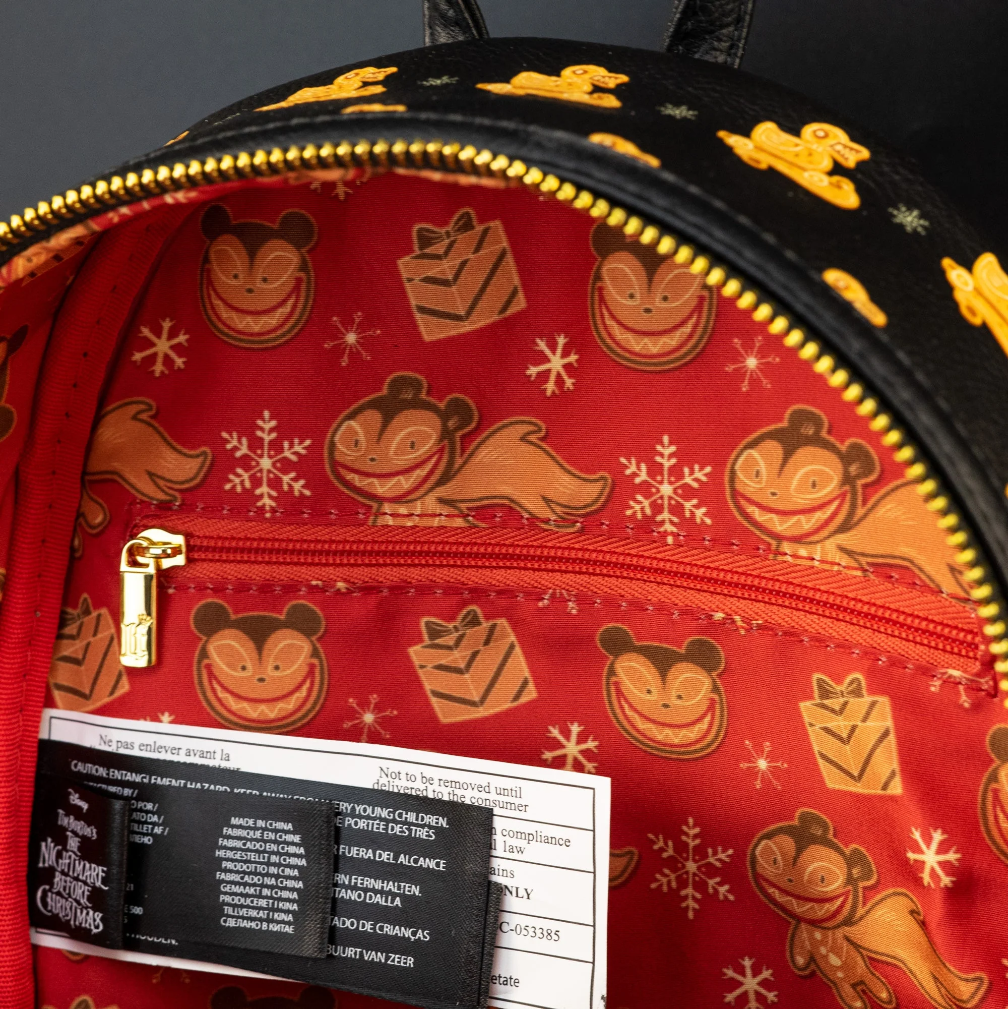 Loungefly x Disney Nightmare Before Christmas Gingerbread Scary Teddy Mini Backpack - Image 4
