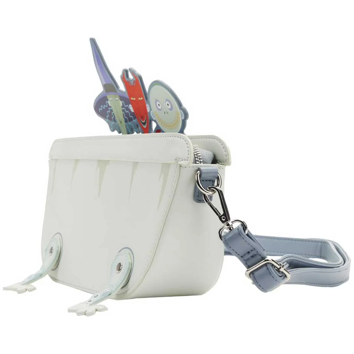 Loungefly x Disney Nightmare Before Christmas Lock Shock Barrel Bath Tub Crossbody Bag - Image 5