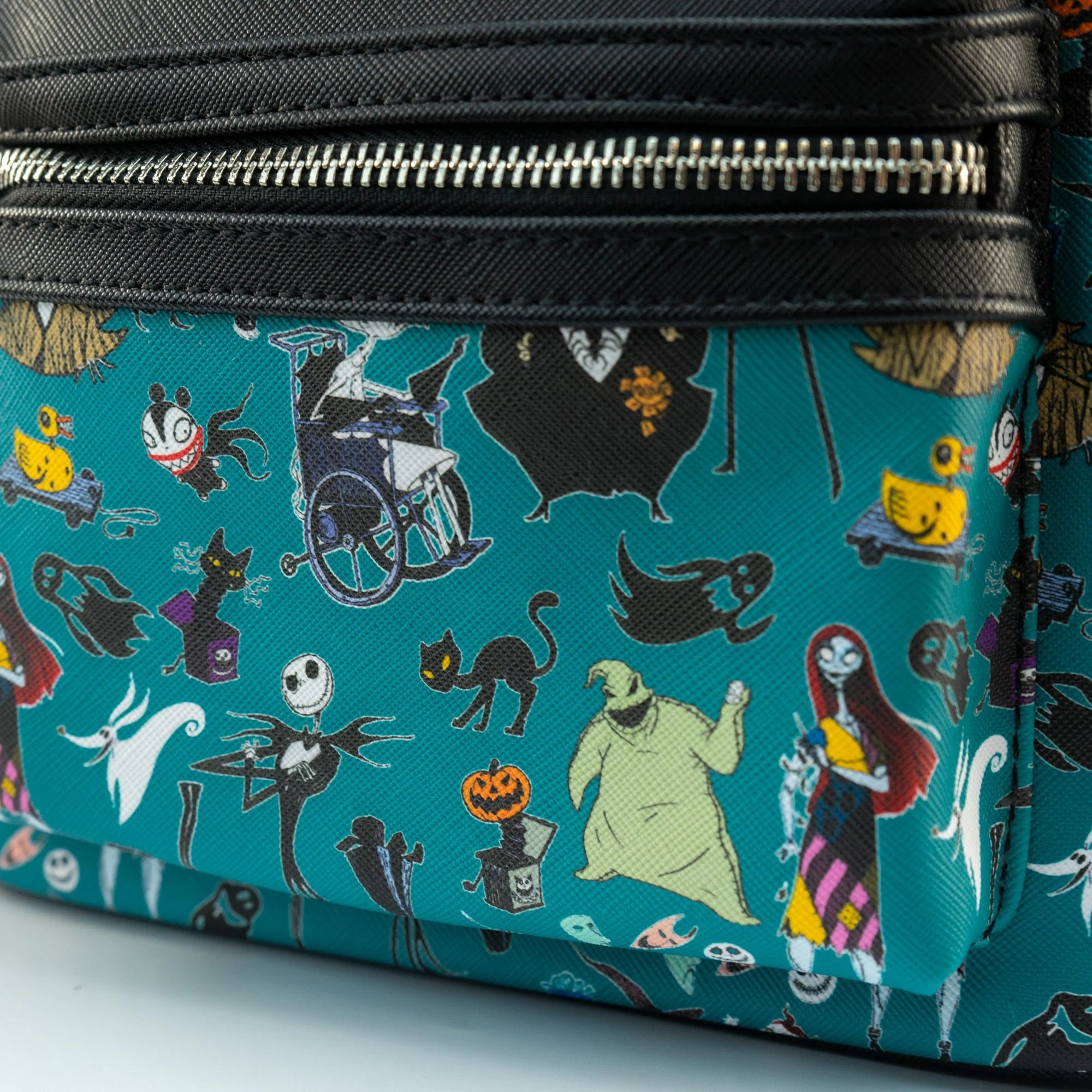 Loungefly x Disney The Nightmare Before Christmas Character Print Mini Backpack - Image 3