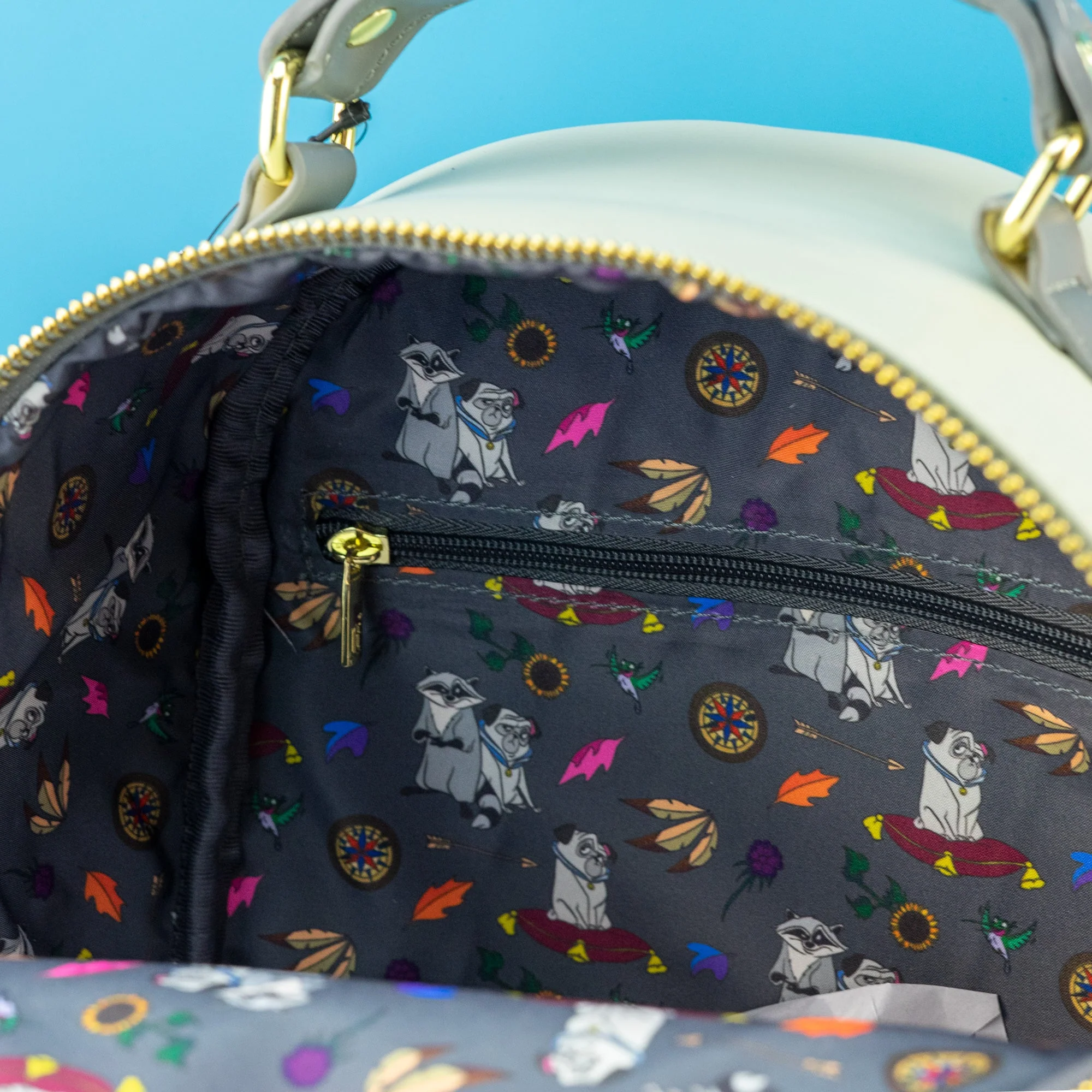 Loungefly x Disney Pocahontas Percy Cosplay Mini Backpack - Image 5