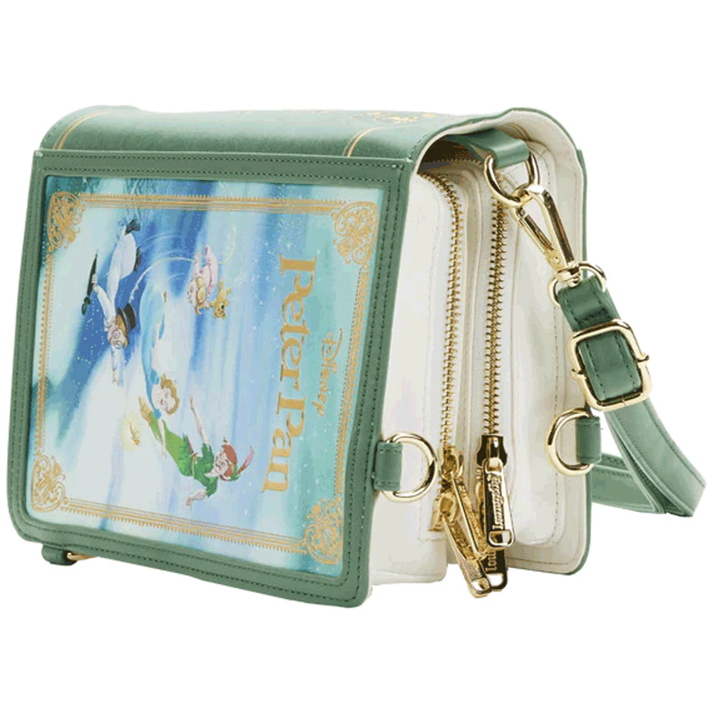 Loungefly x Disney Peter Pan Book Convertible Crossbody Bag - Image 7