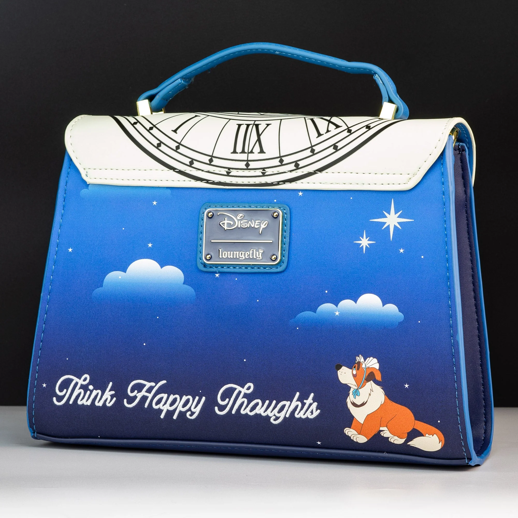 Loungefly x Disney Peter Pan Glow Clock Crossbody Bag - Image 2