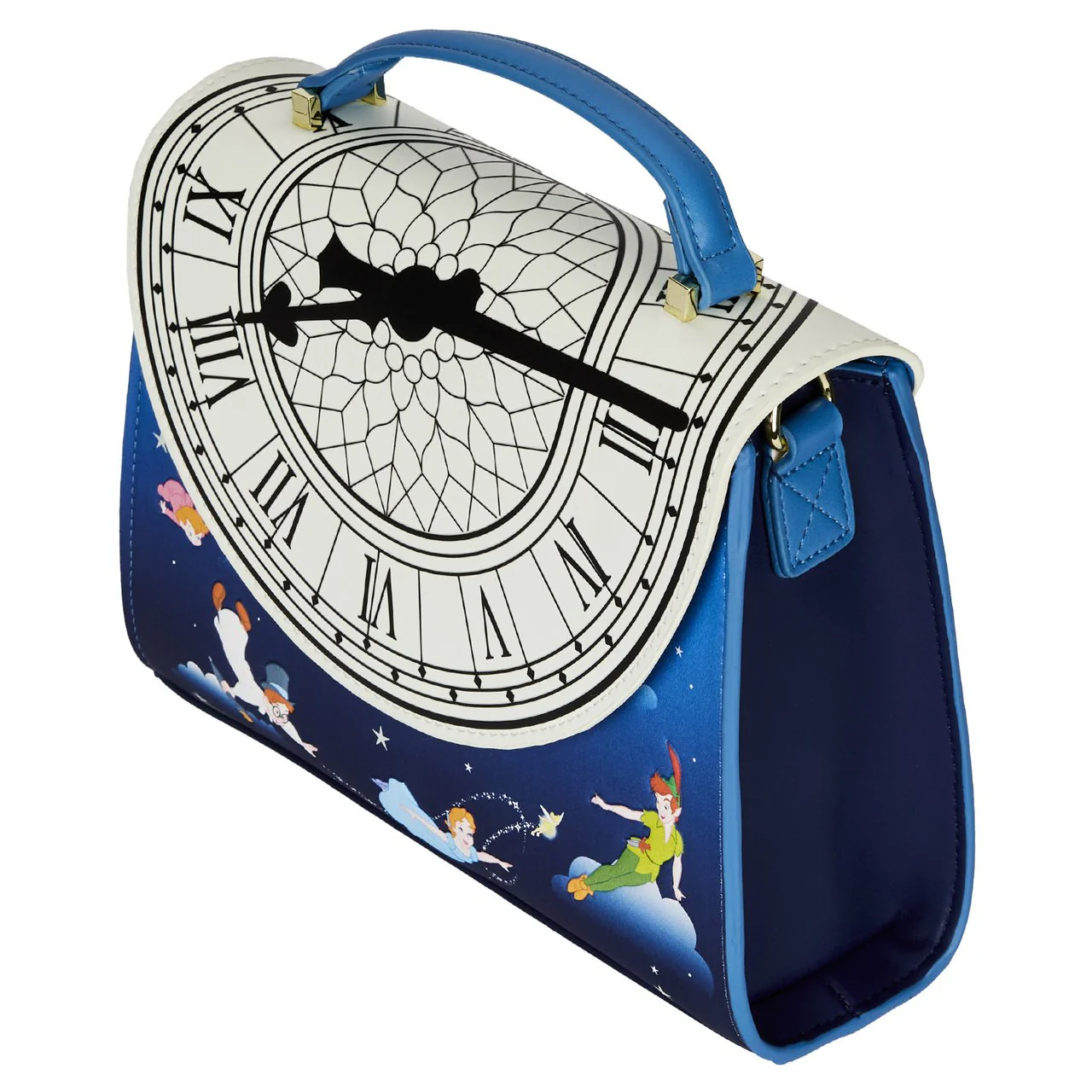 Loungefly x Disney Peter Pan Glow Clock Crossbody Bag - Image 4