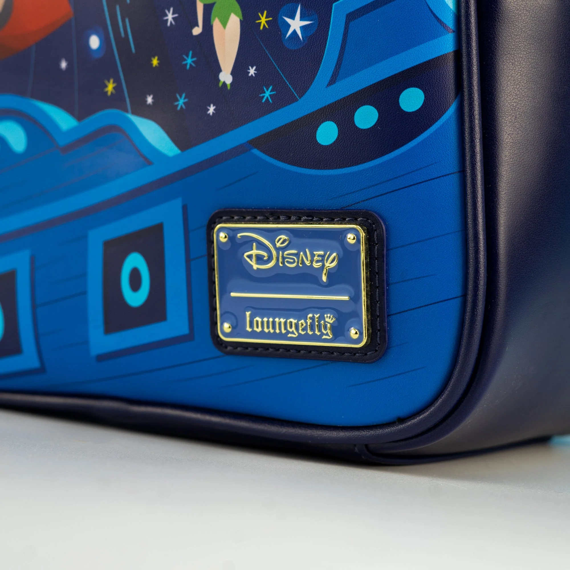 Loungefly x Disney Peter Pan, Captain Hook and Tinkerbell Moon Scene Mini Backpack - Image 2