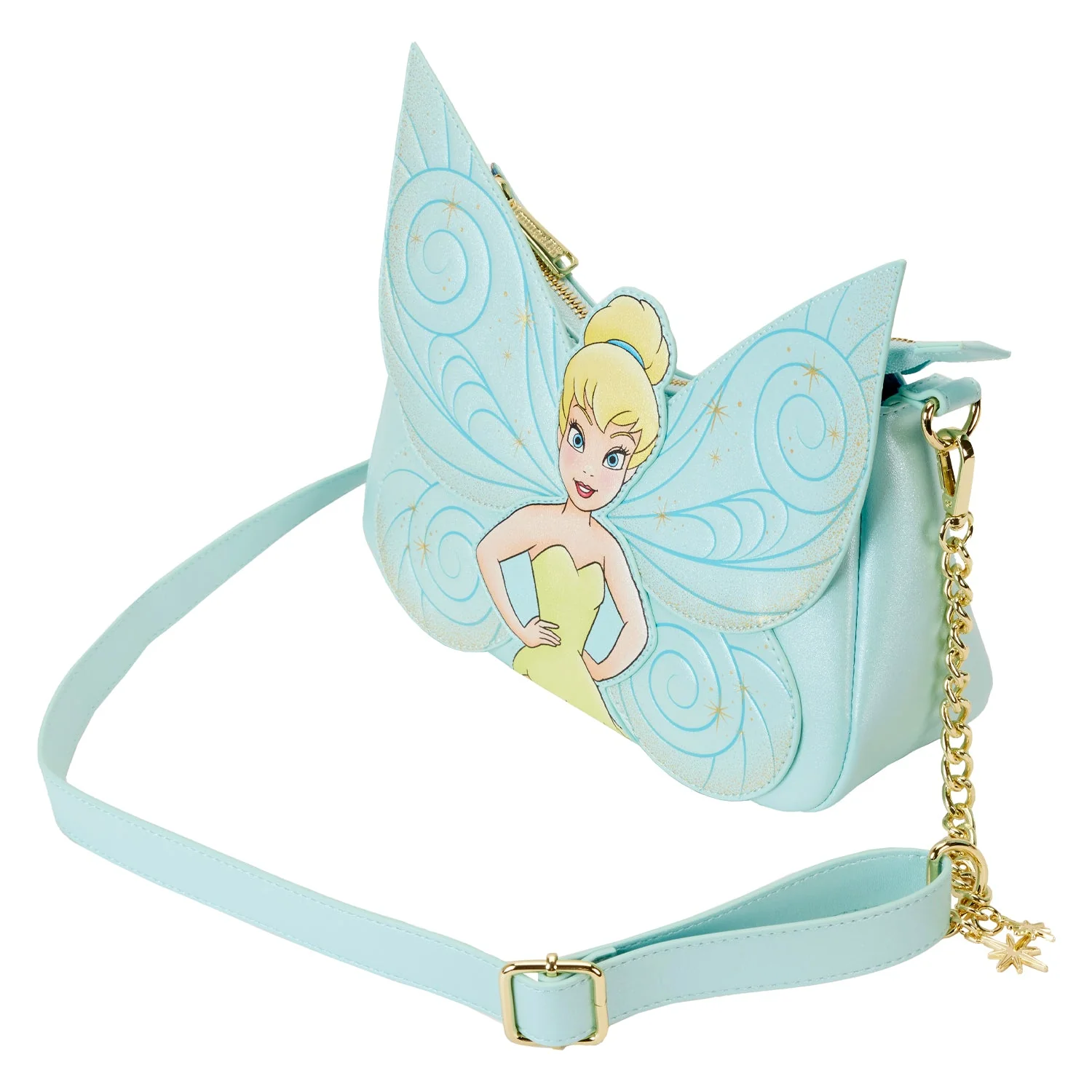 Loungefly x Disney Peter Pan Tinkerbell Wings Cosplay Crossbody Bag - Image 5