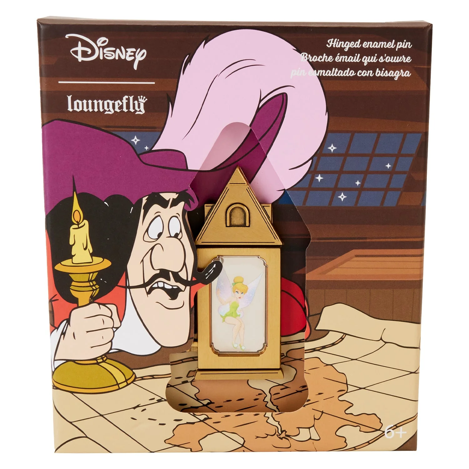 Loungefly x Disney Peter Pan Tinkerbell Lantern 3 Inch Pin - Image 2