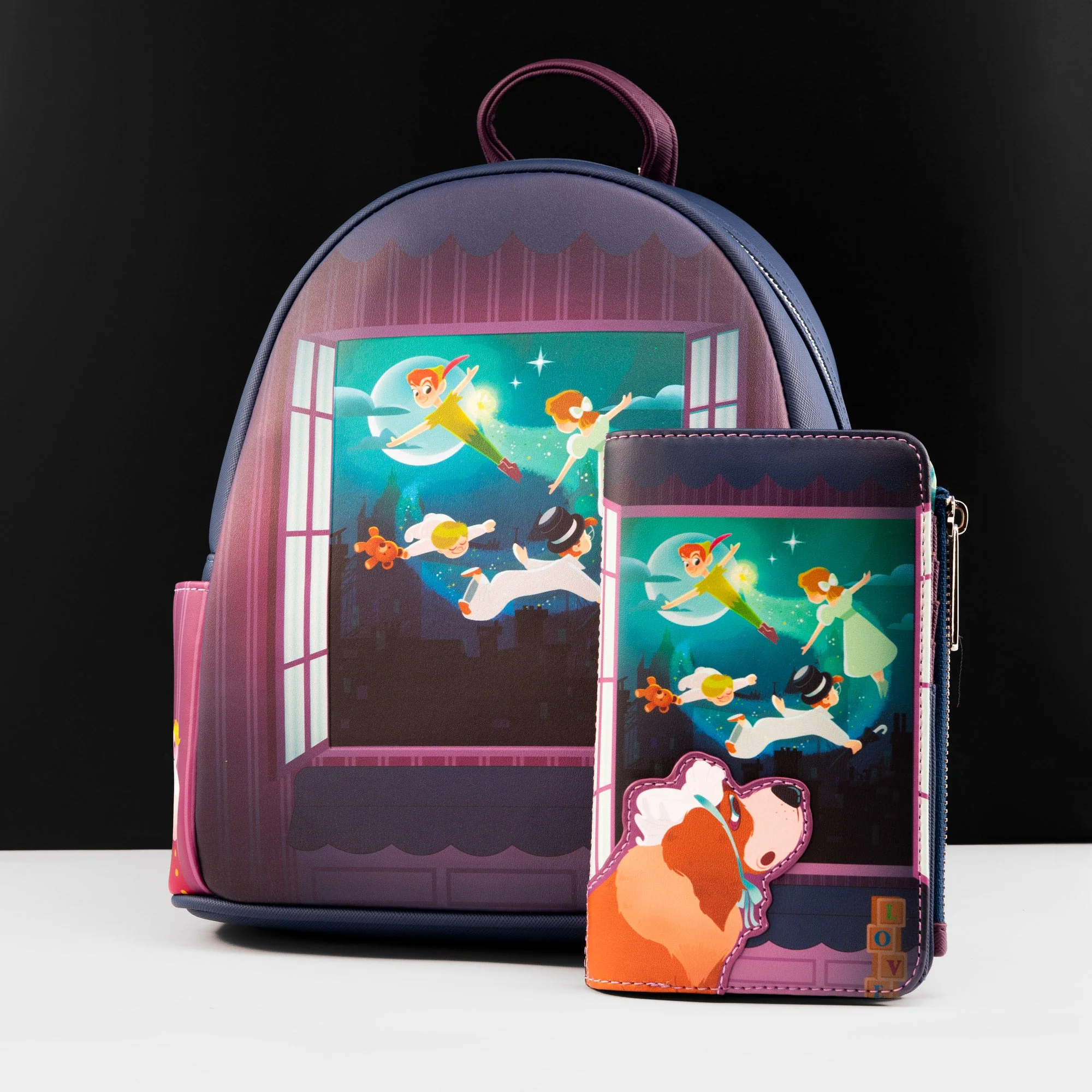 Loungefly x Disney Peter Pan Nana Window Scene Mini Backpack - Image 2
