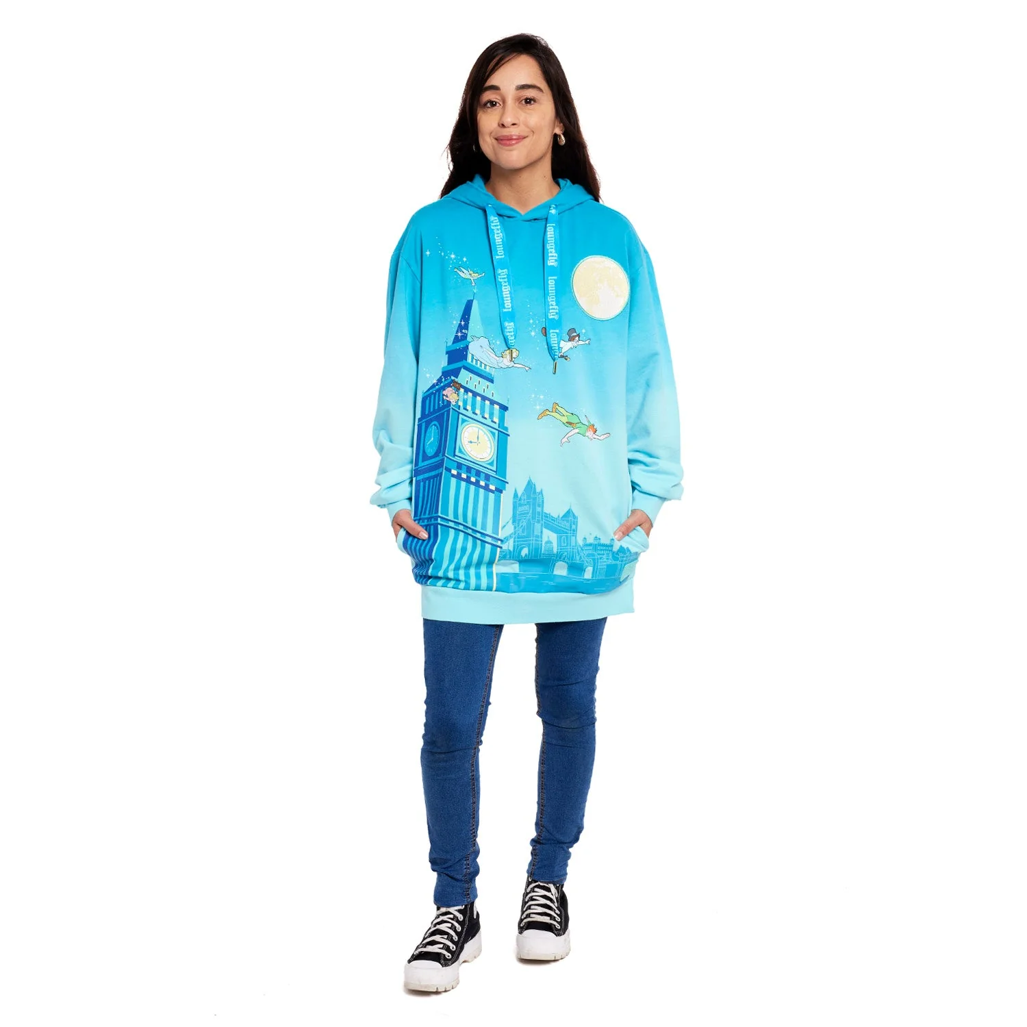 Loungefly x Disney Peter Pan You Can Fly Unisex Hoodie - Image 6