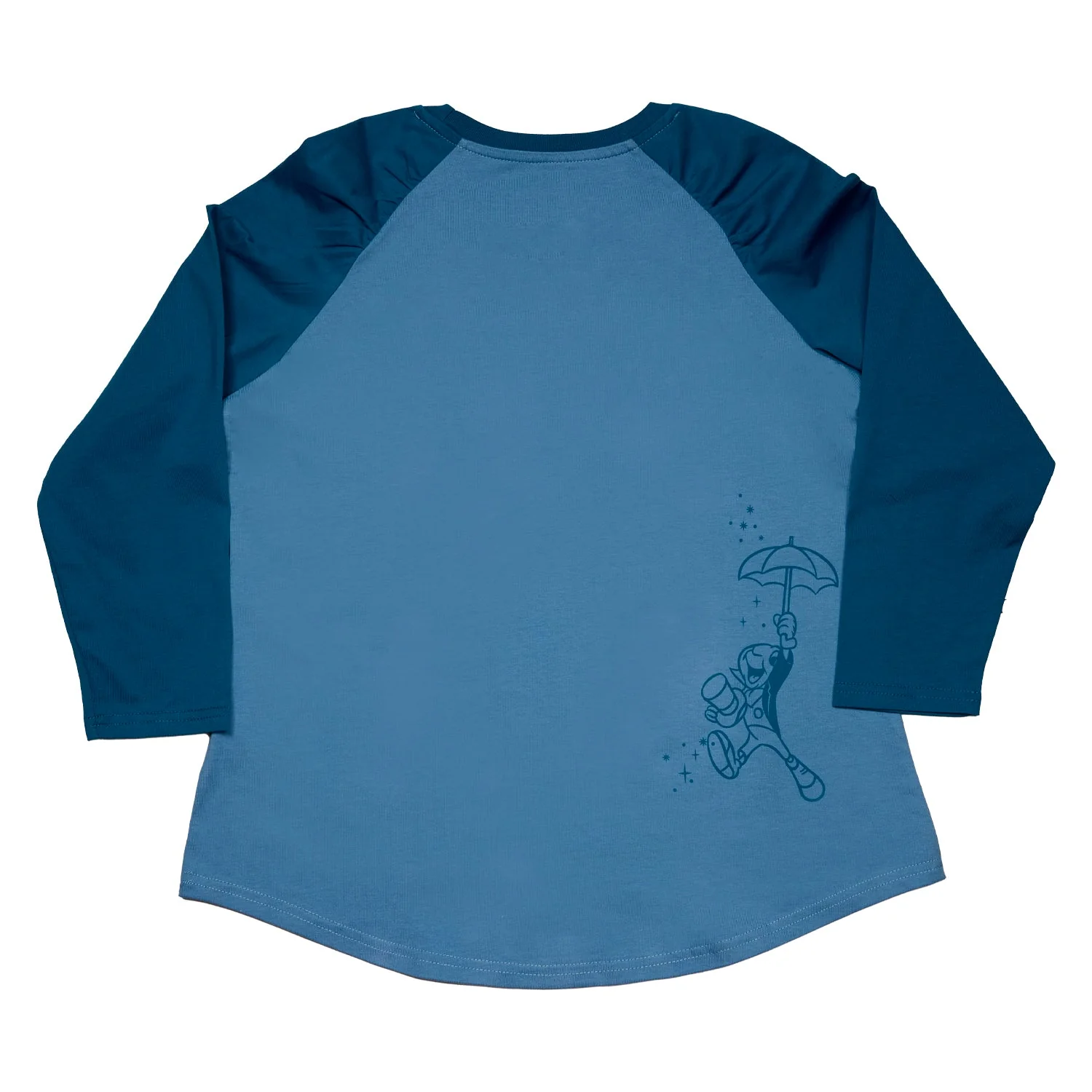 Loungefly x Disney Pinocchio Blue Fairy Shirred Raglan Tee - Image 4