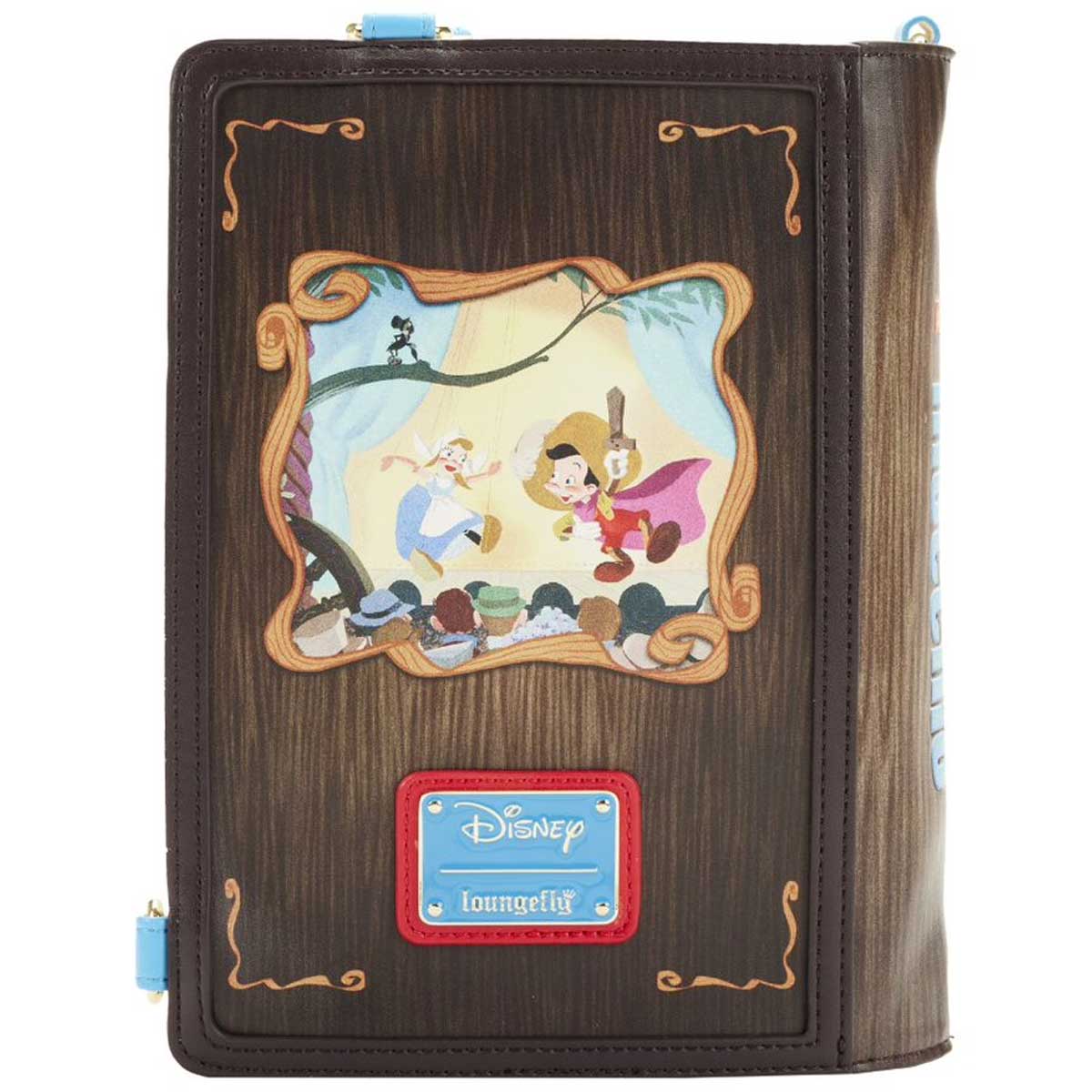 Loungefly x Disney Pinocchio Book Convertible Crossbody Bag - Image 2
