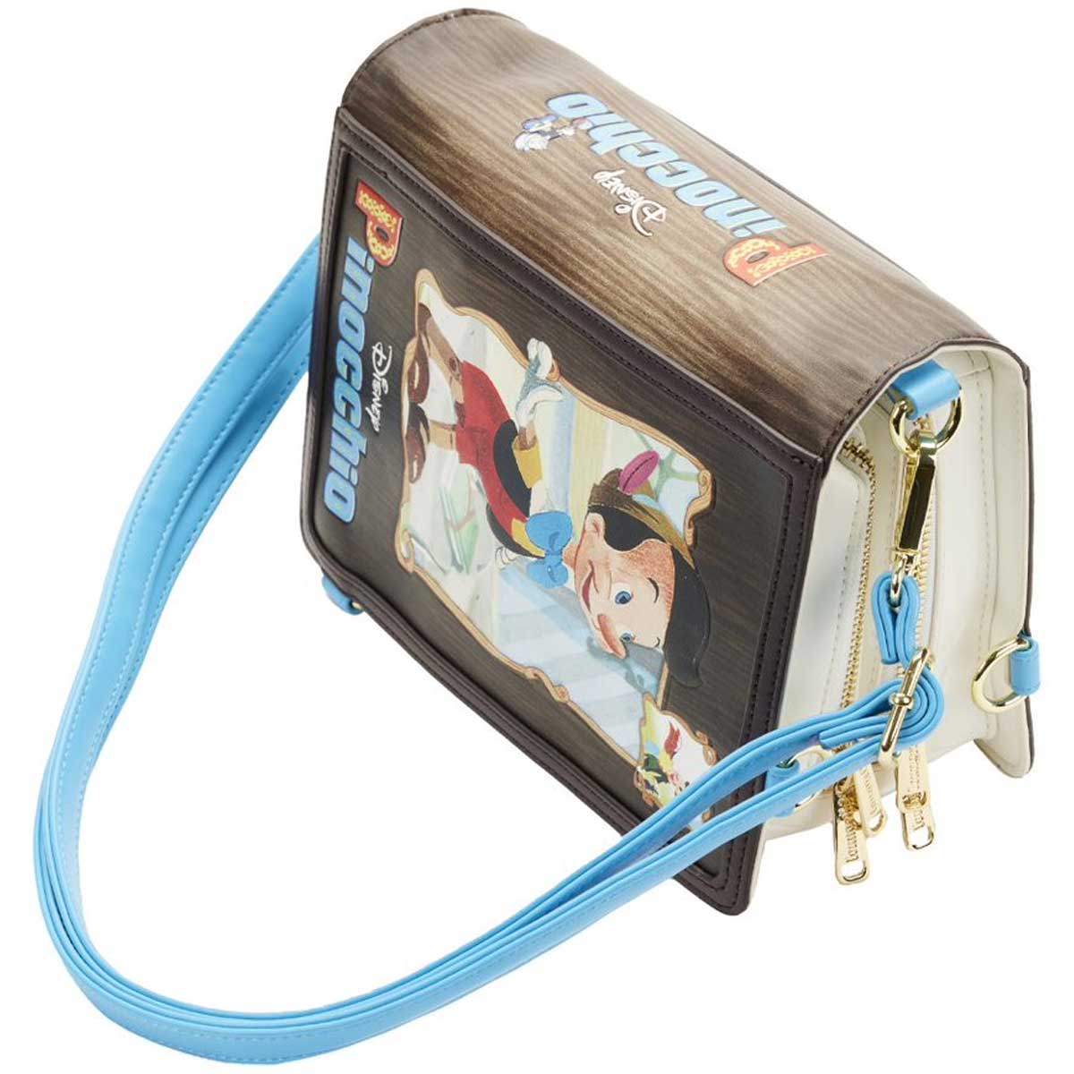 Loungefly x Disney Pinocchio Book Convertible Crossbody Bag - Image 3