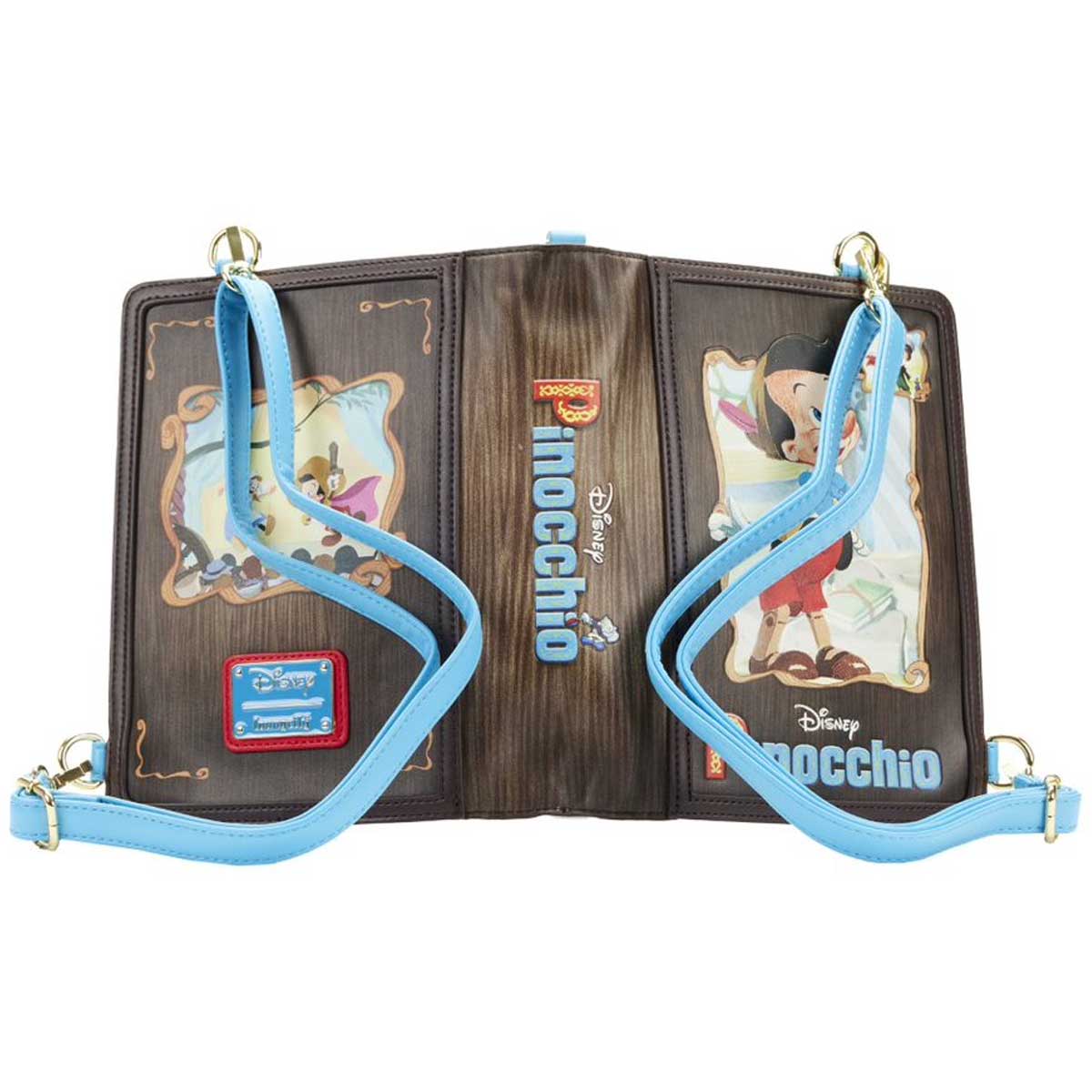 Loungefly x Disney Pinocchio Book Convertible Crossbody Bag - Image 6