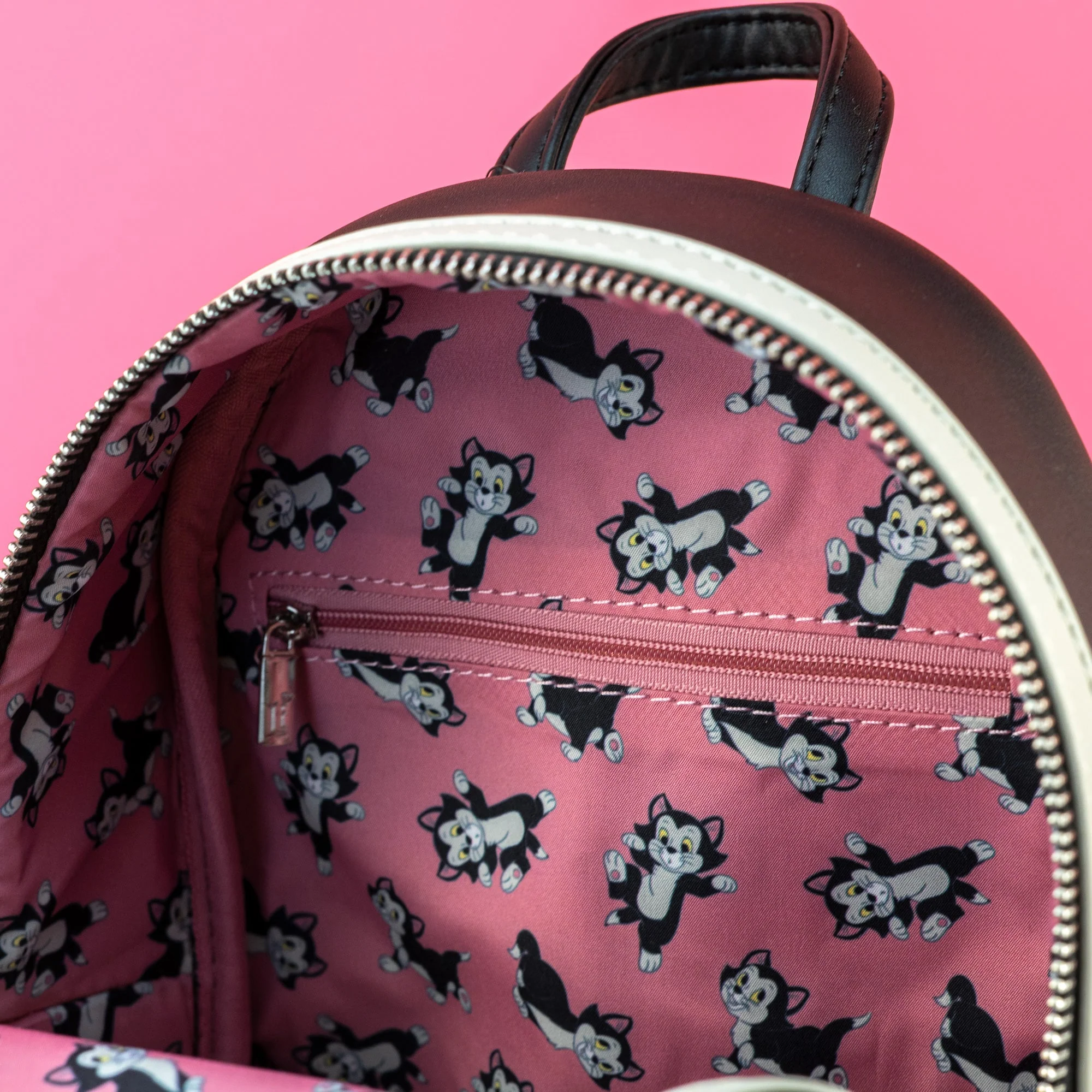 Loungefly x Disney Pinocchio Figaro with Cleo Fish Bowl Mini Backpack - Image 8