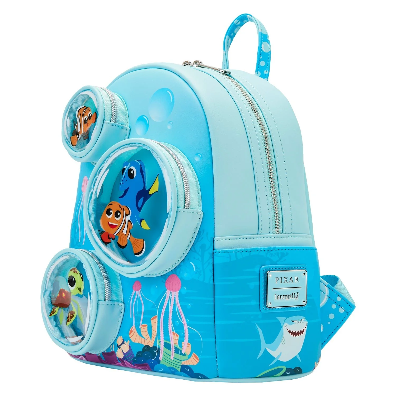 Loungefly x Disney Pixar Finding Nemo 20th Anniversary Bubble Pockets Mini Backpack - Image 2