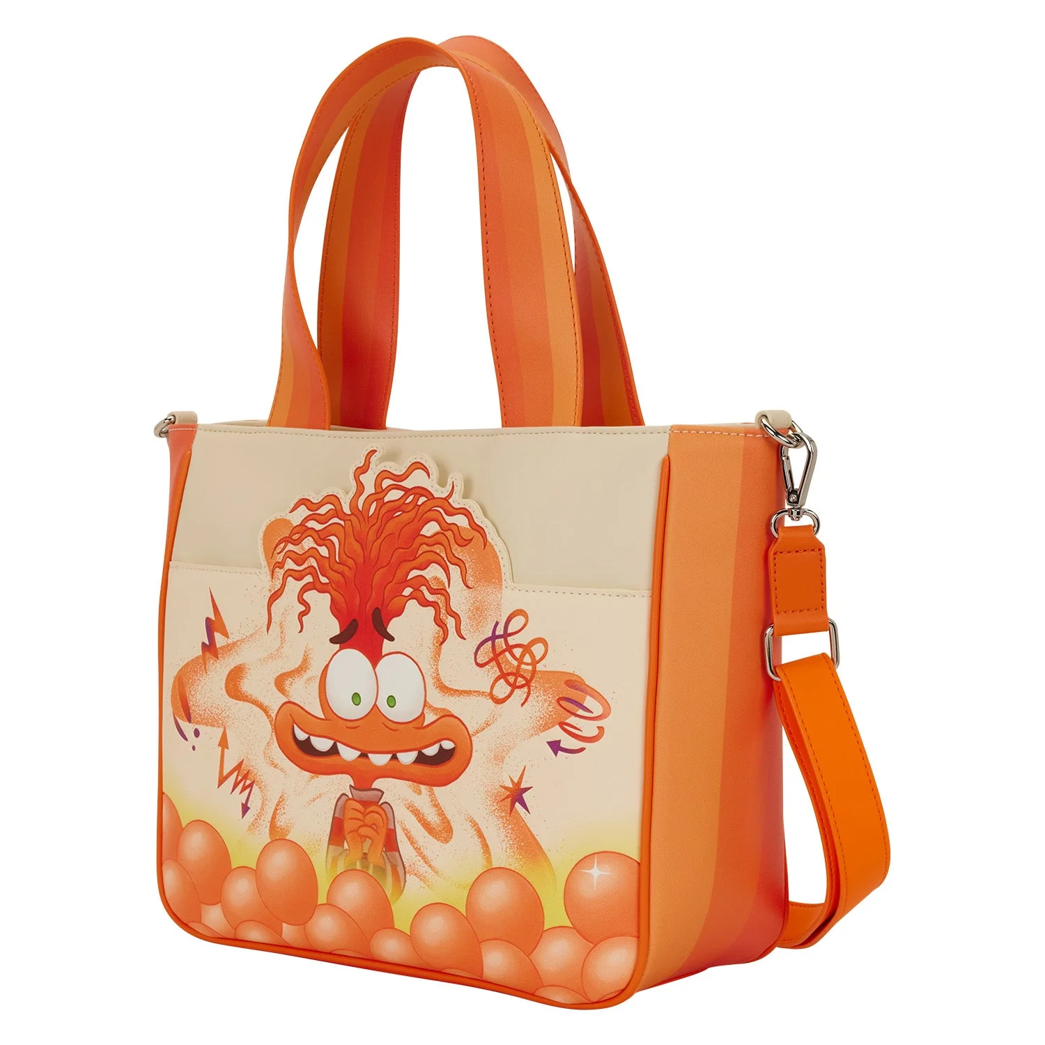 Loungefly x Disney Pixar Inside Out 2 Anxiety Tote Bag With Coin Bag - Image 3
