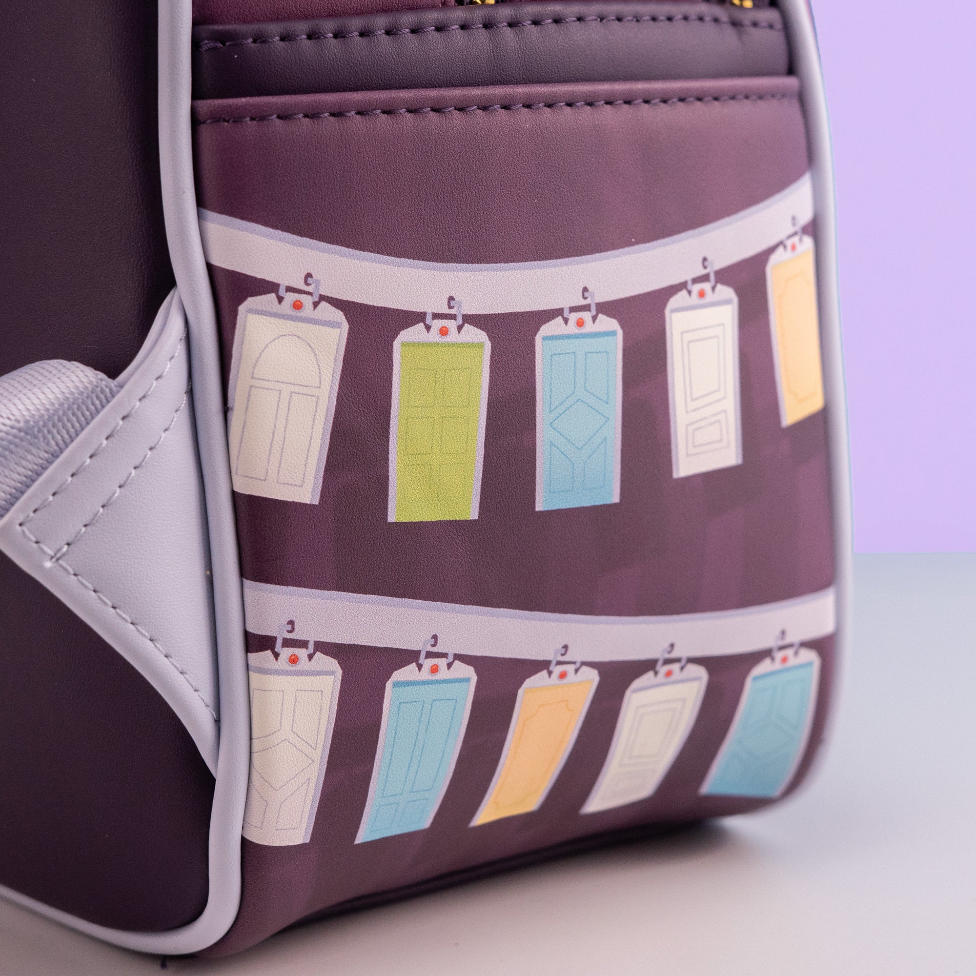 Loungefly x Disney Pixar Monsters Inc Mike and Sulley Door Scene Mini Backpack - Image 6