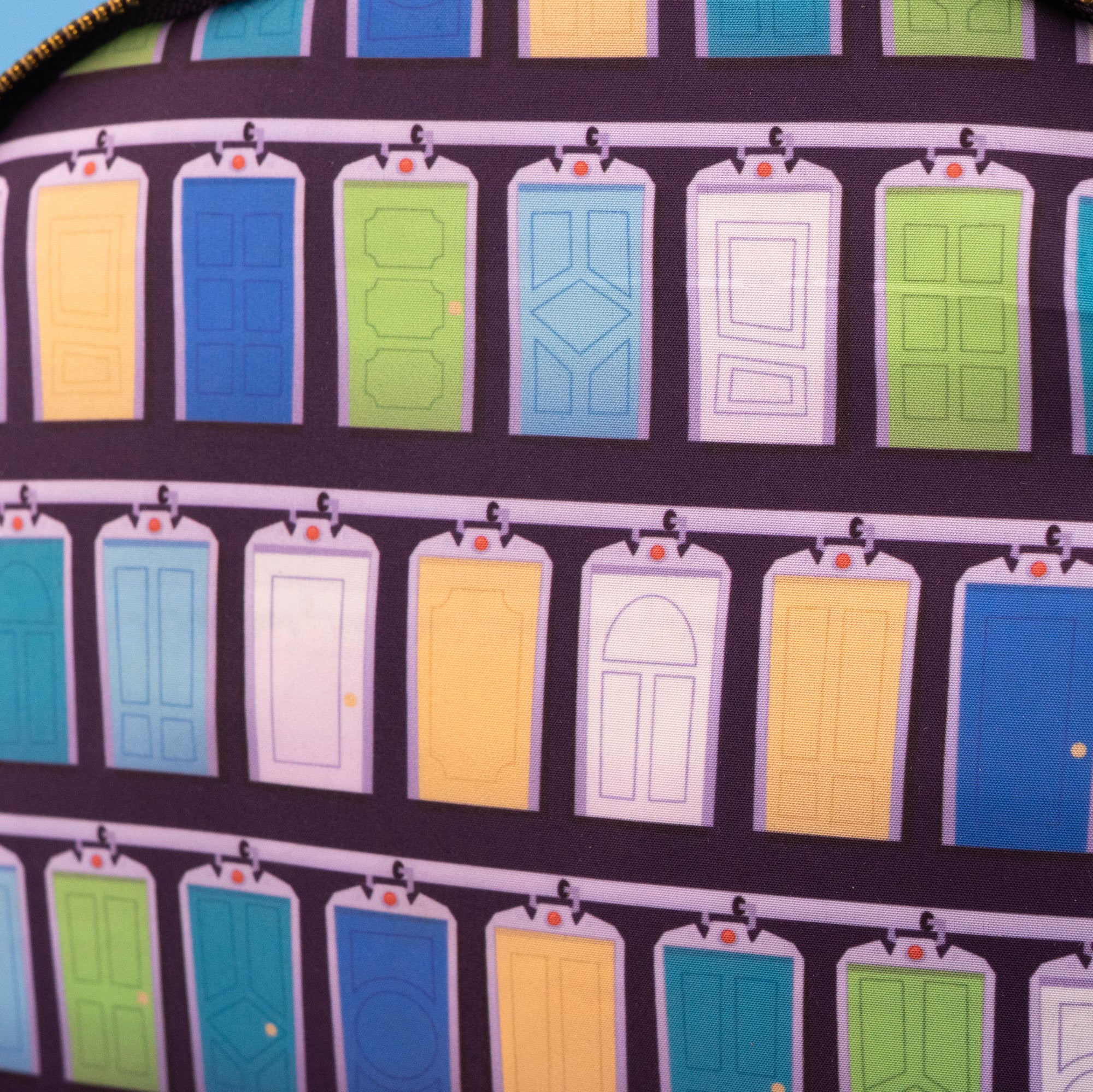 Loungefly x Disney Pixar Monsters Inc Mike and Sulley Door Scene Mini Backpack - Image 8