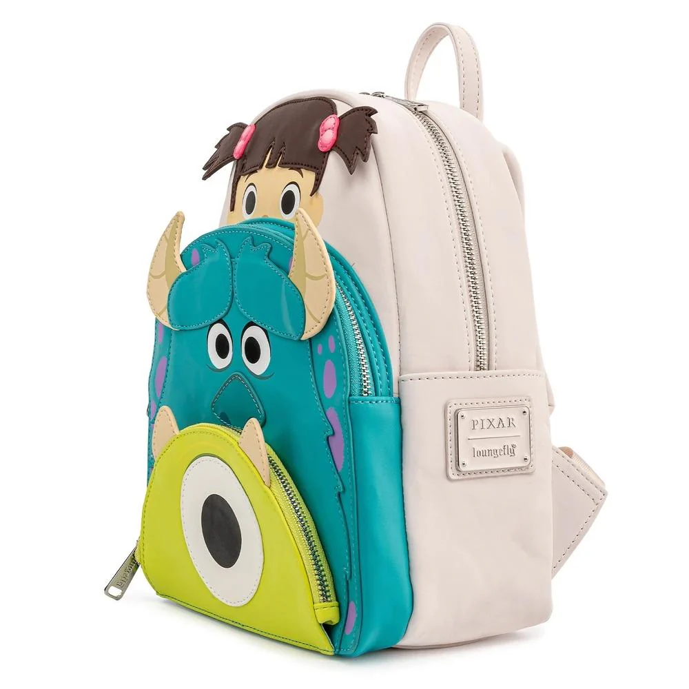 Loungefly x Disney Pixar Monsters Inc Trio Mini Backpack - Image 2