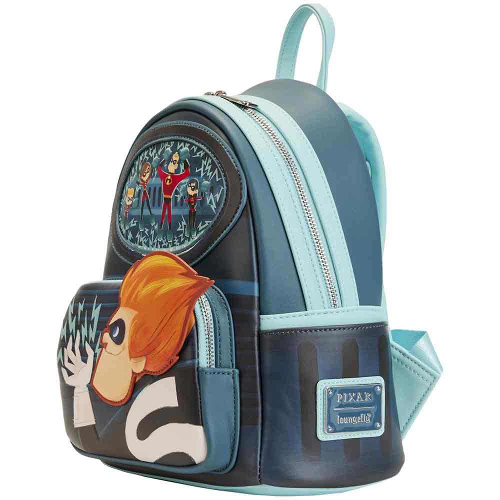 Loungefly x Disney Pixar The Incredibles Syndrome Mini Backpack - Image 4