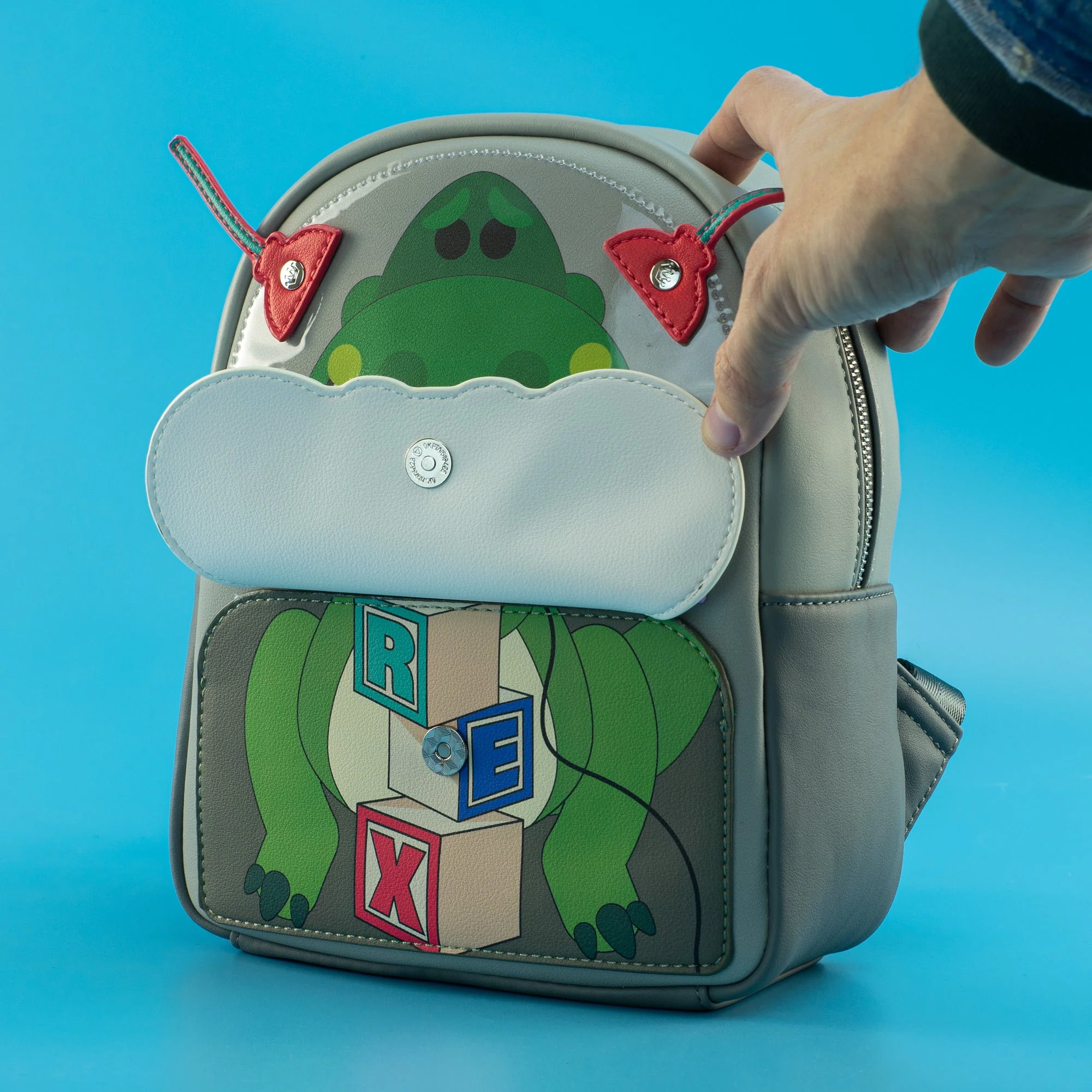 Loungefly x Disney Pixar Toy Story Gamer Rex Mini Backpack - Image 4