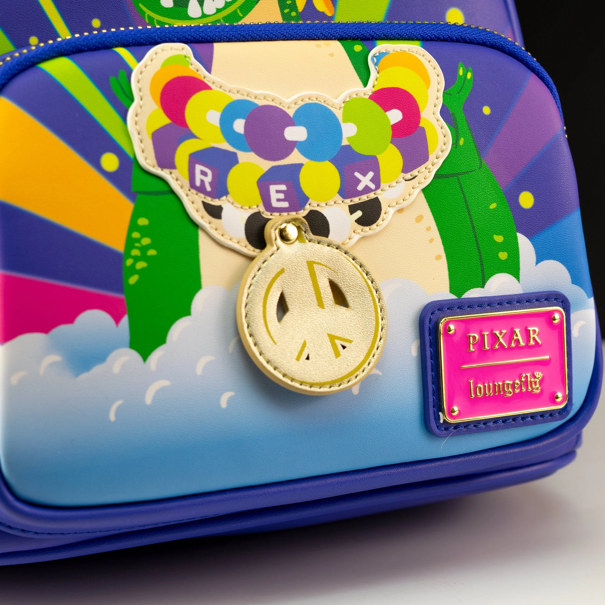 Loungefly x Disney Pixar Toy Story Partysaurus Rex Mini Backpack - Image 4