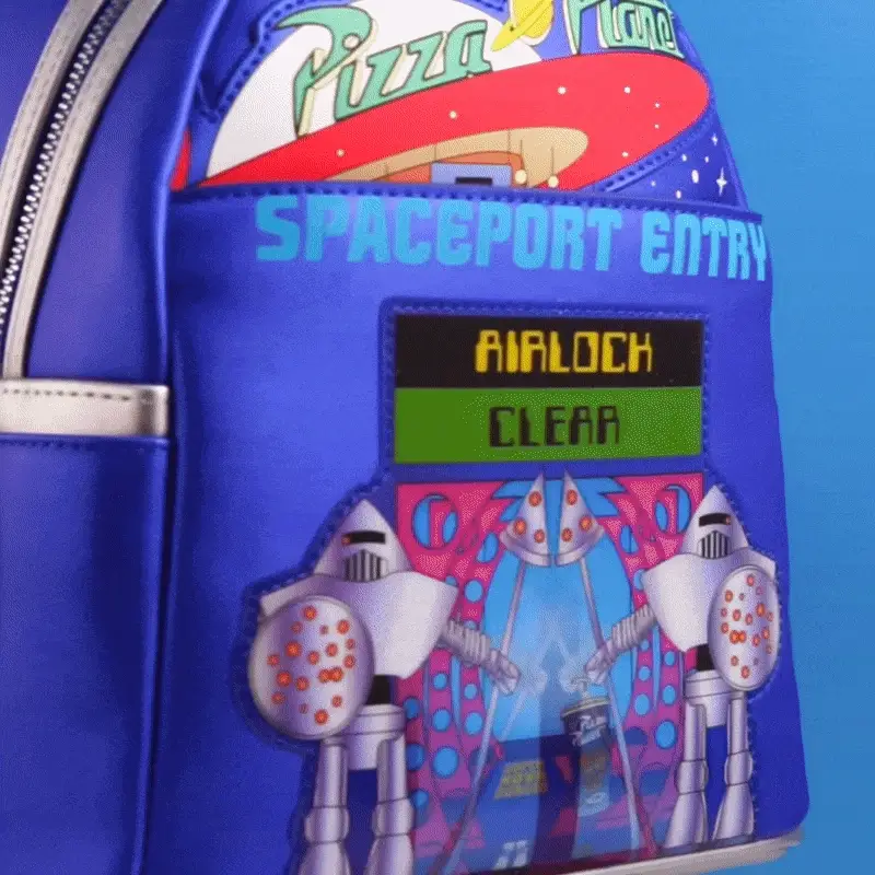 Loungefly x Disney Pixar Toy Story Pizza Planet Space Entry Mini Backpack - Image 4