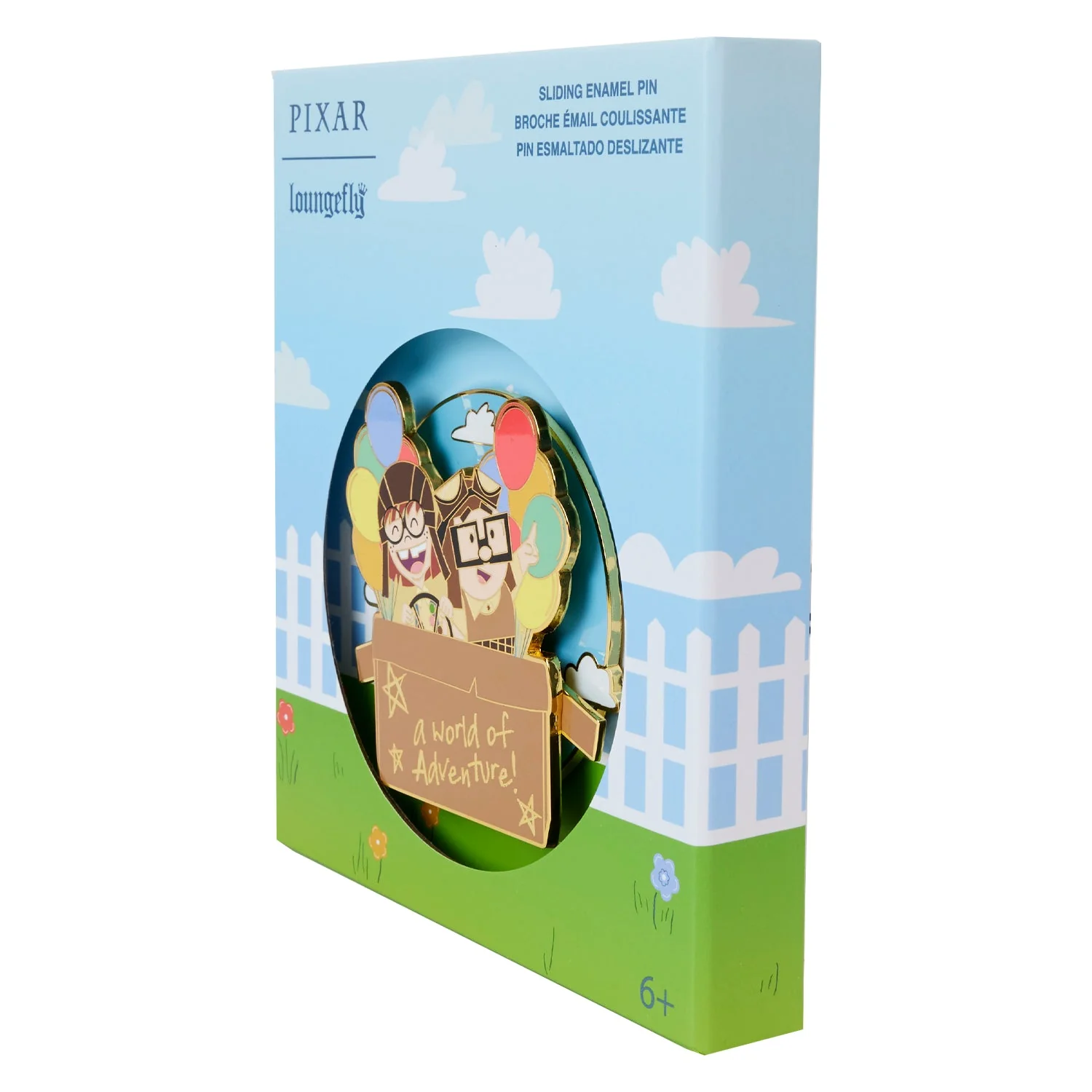 Loungefly x Disney Pixar Up 15th Anniversary Spirit of Adventure 3 Inch Pin - Image 2