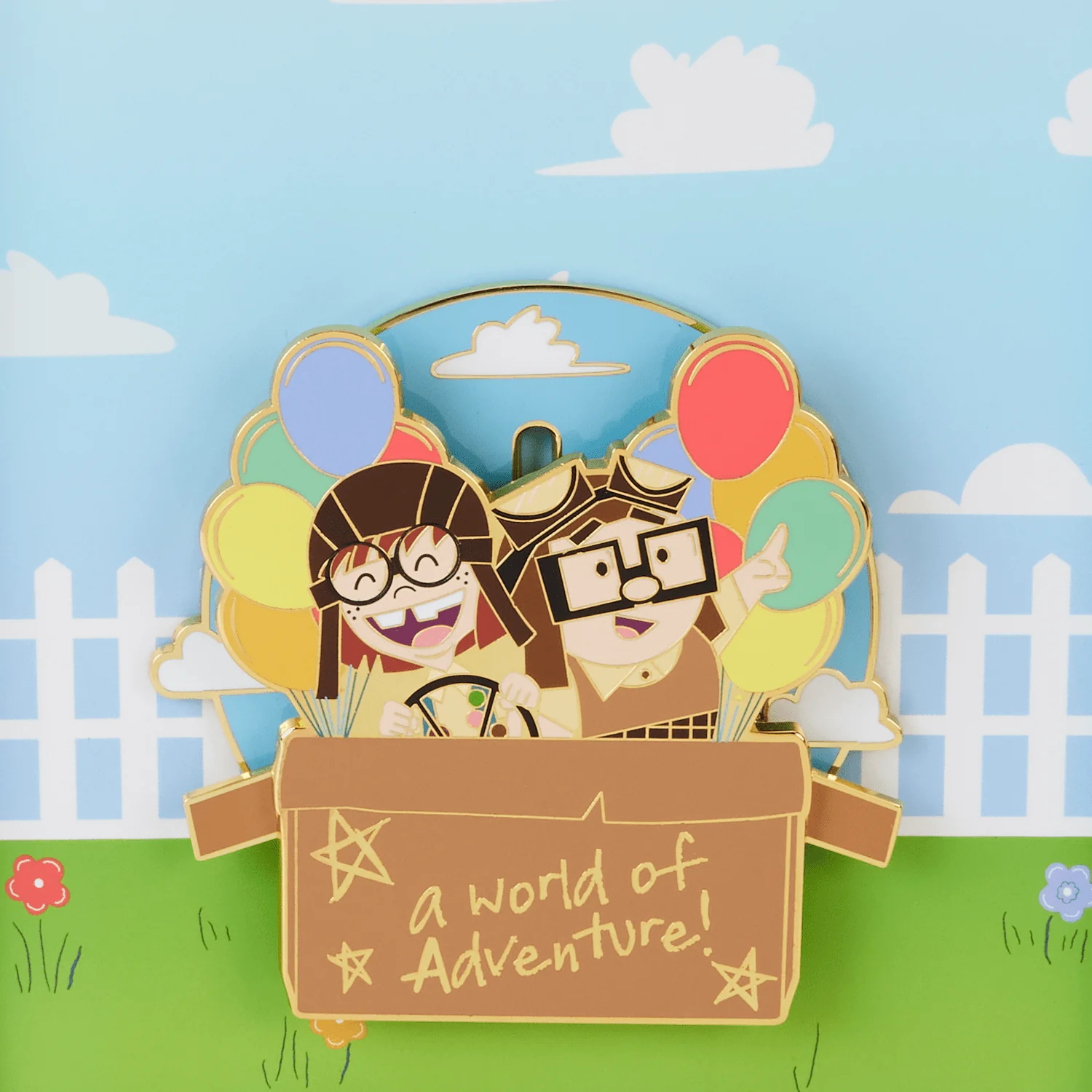 Loungefly x Disney Pixar Up 15th Anniversary Spirit of Adventure 3 Inch Pin - Image 4