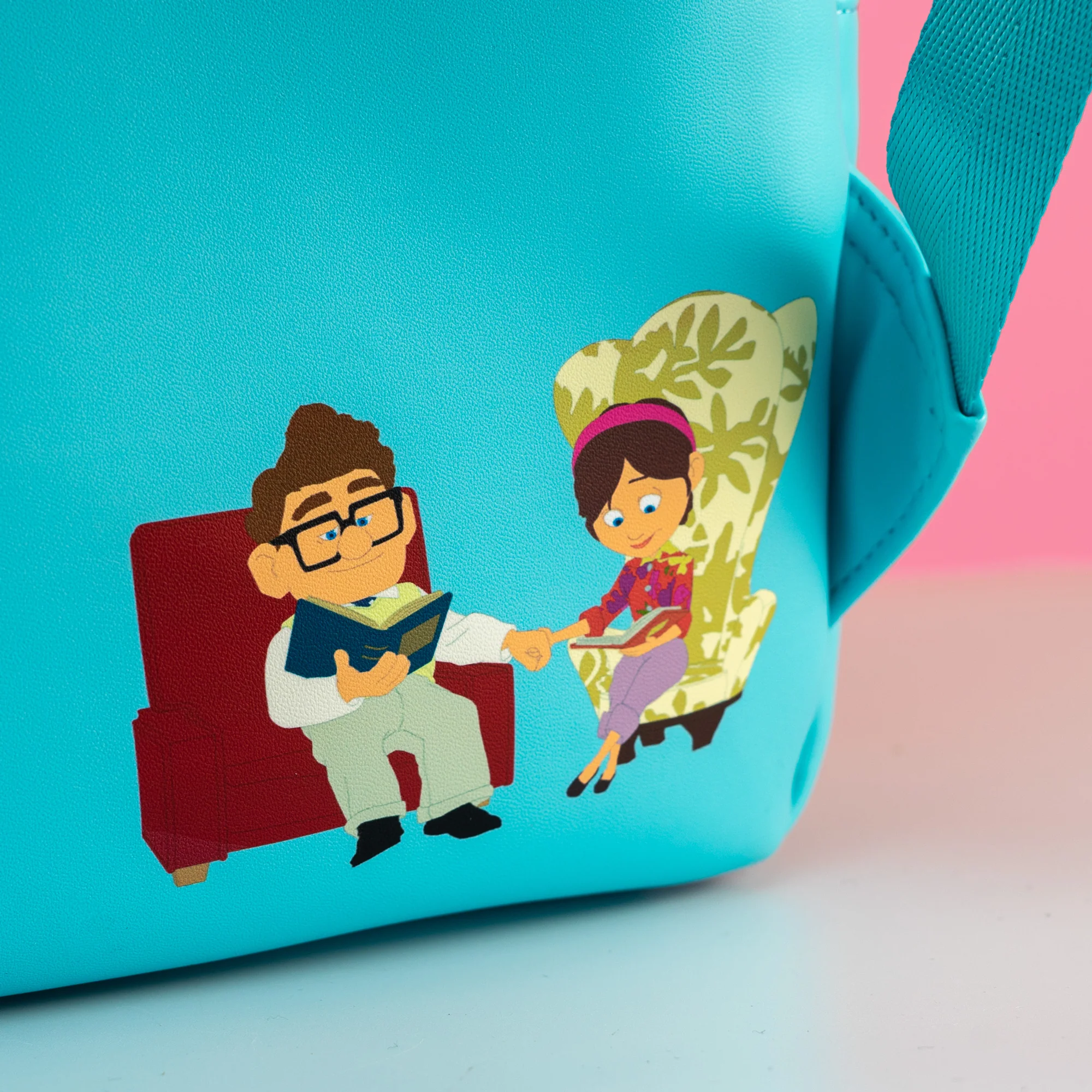 Loungefly x Disney Pixar Up Carl and Ellie Balloon Moments Mini Backpack - Image 4