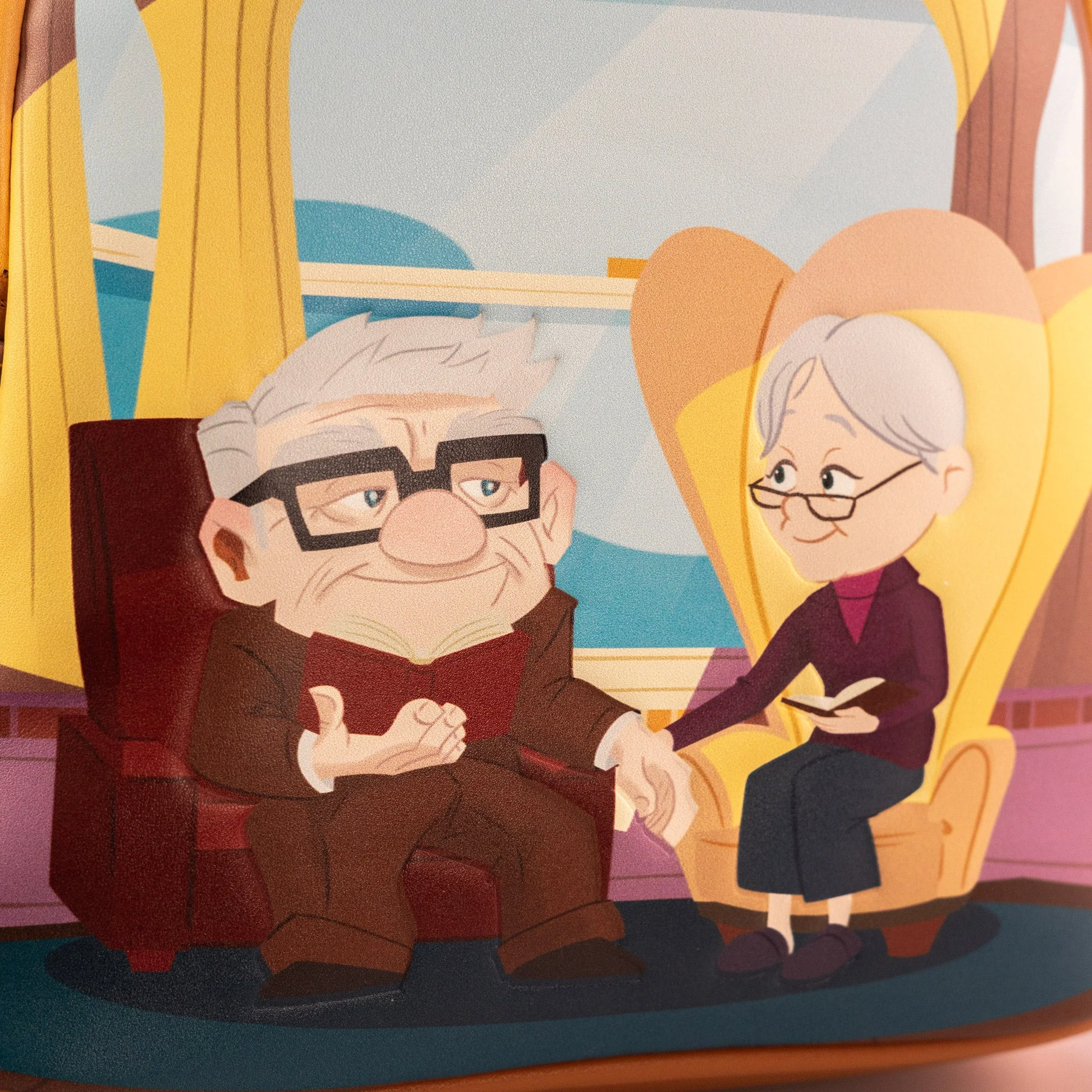 Loungefly x Disney Pixar Up Carl and Ellie Growing Older Together Mini Backpack - Image 3