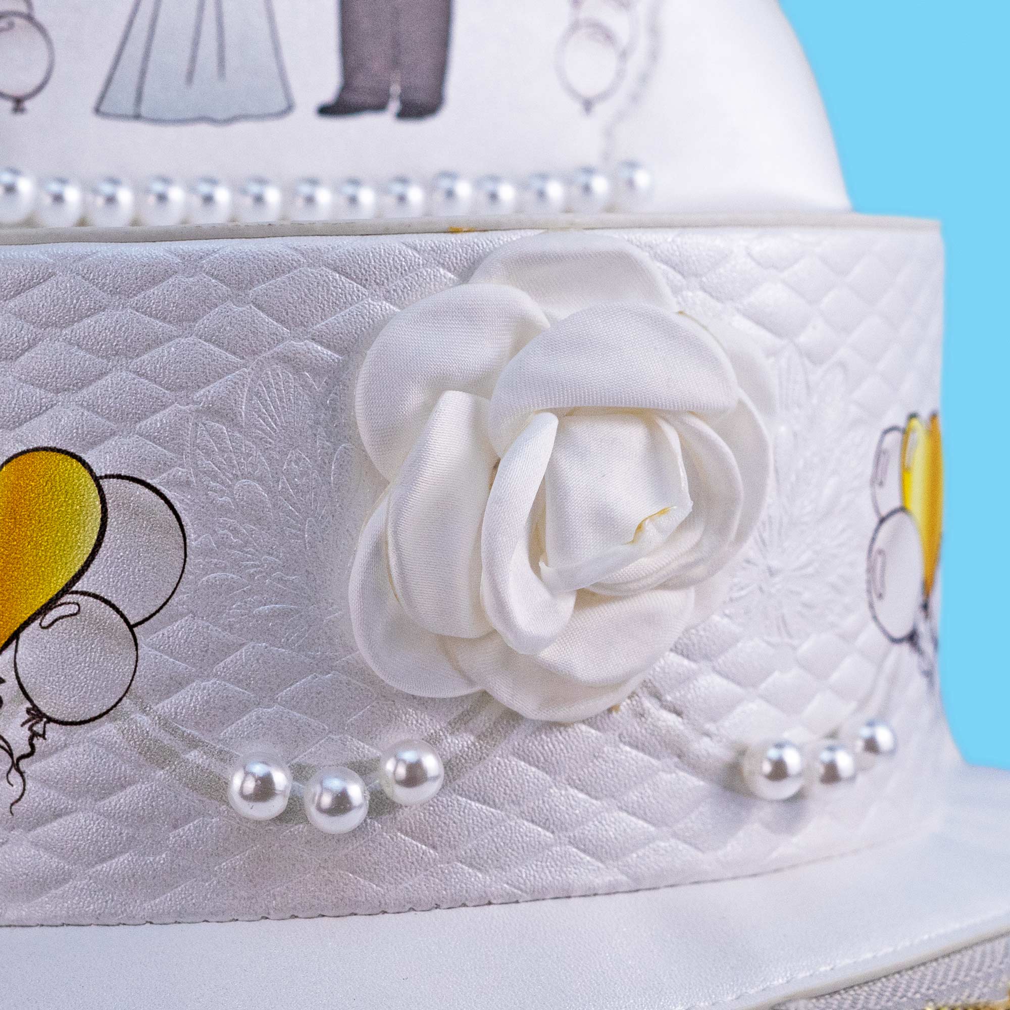 Loungefly x Disney Pixar Up Carl and Ellie Figural Wedding Cake Mini Backpack - Image 3
