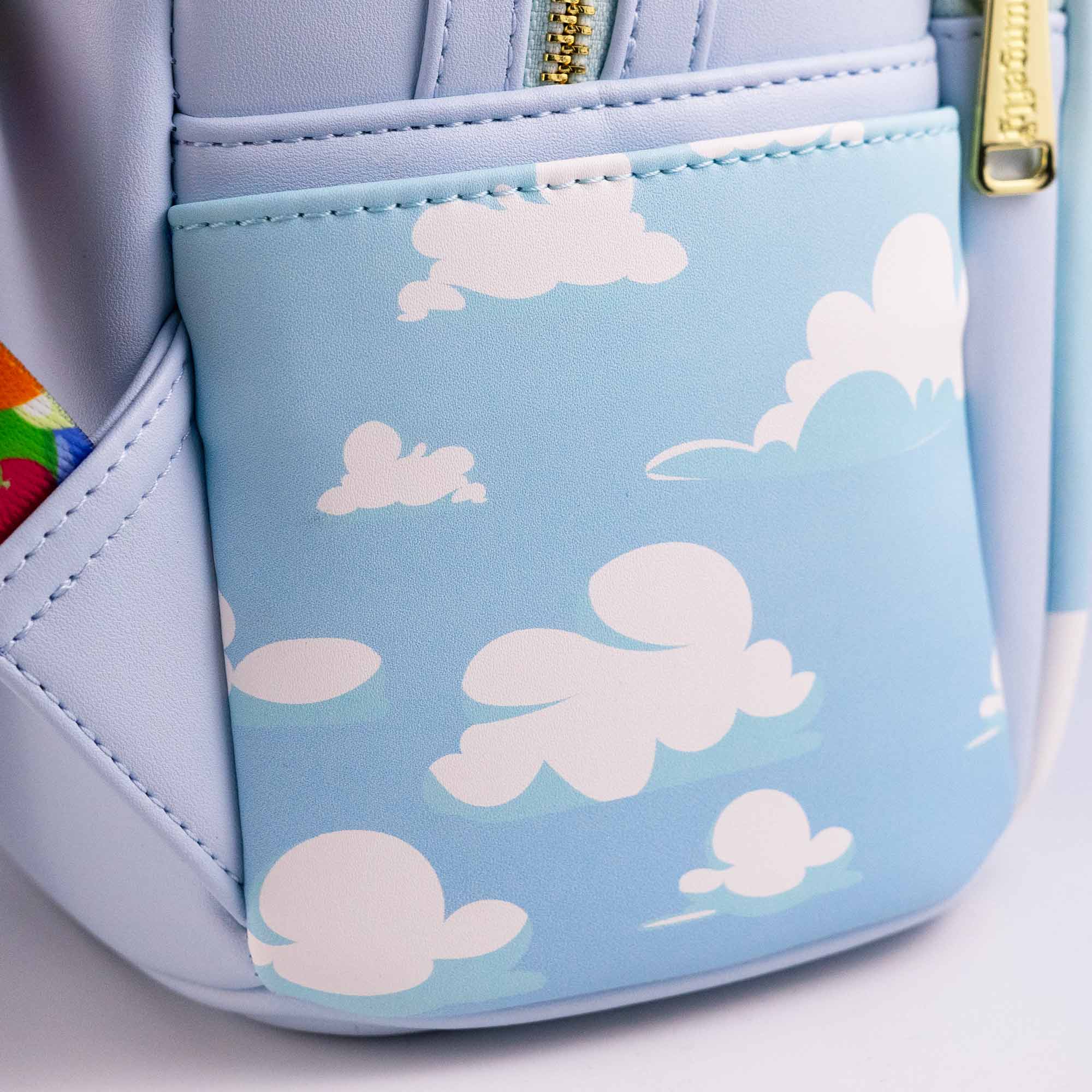Loungefly x Disney Pixar Up Carl and Ellie Foil Hearts Balloons Mini Backpack With Coin Bag - Image 7