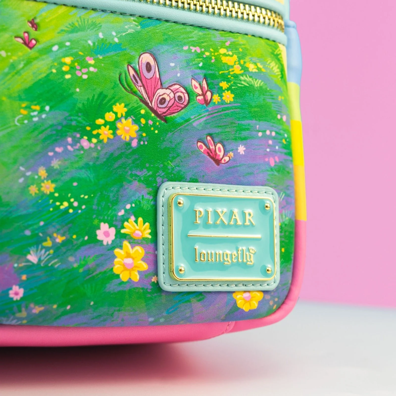 Loungefly x Disney Pixar Up Carl and Ellie Love Heart Balloons Mini Backpack - Image 2