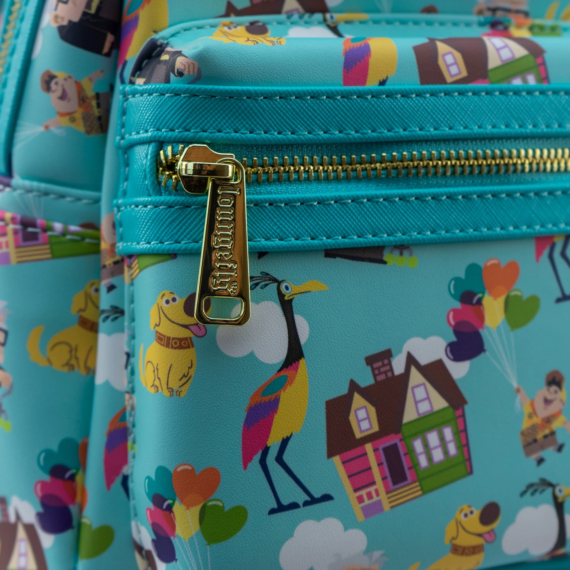Loungefly x Disney Pixar Up Characters AOP Mini Backpack - Image 3