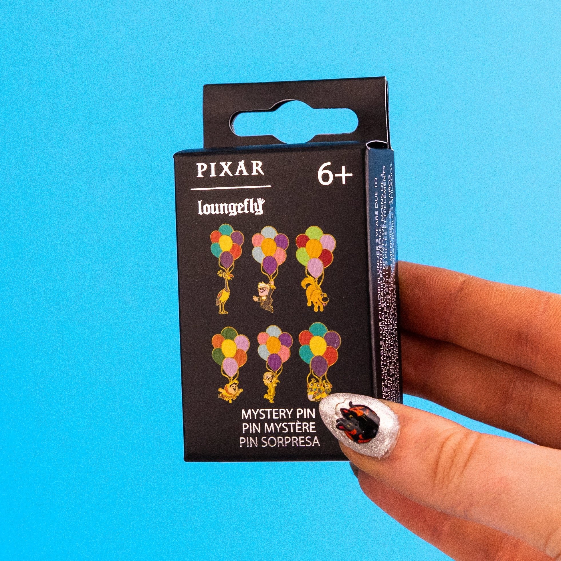 Loungefly x Disney Pixar Up Characters Holding Balloons Blind Box Mystery Pin - Image 2