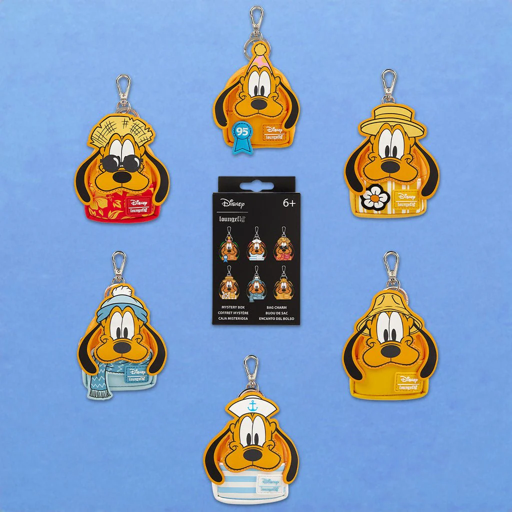 Loungefly x Disney Pluto 95th Anniversary Mystery Mini Backpack Bag Charm - Image 2