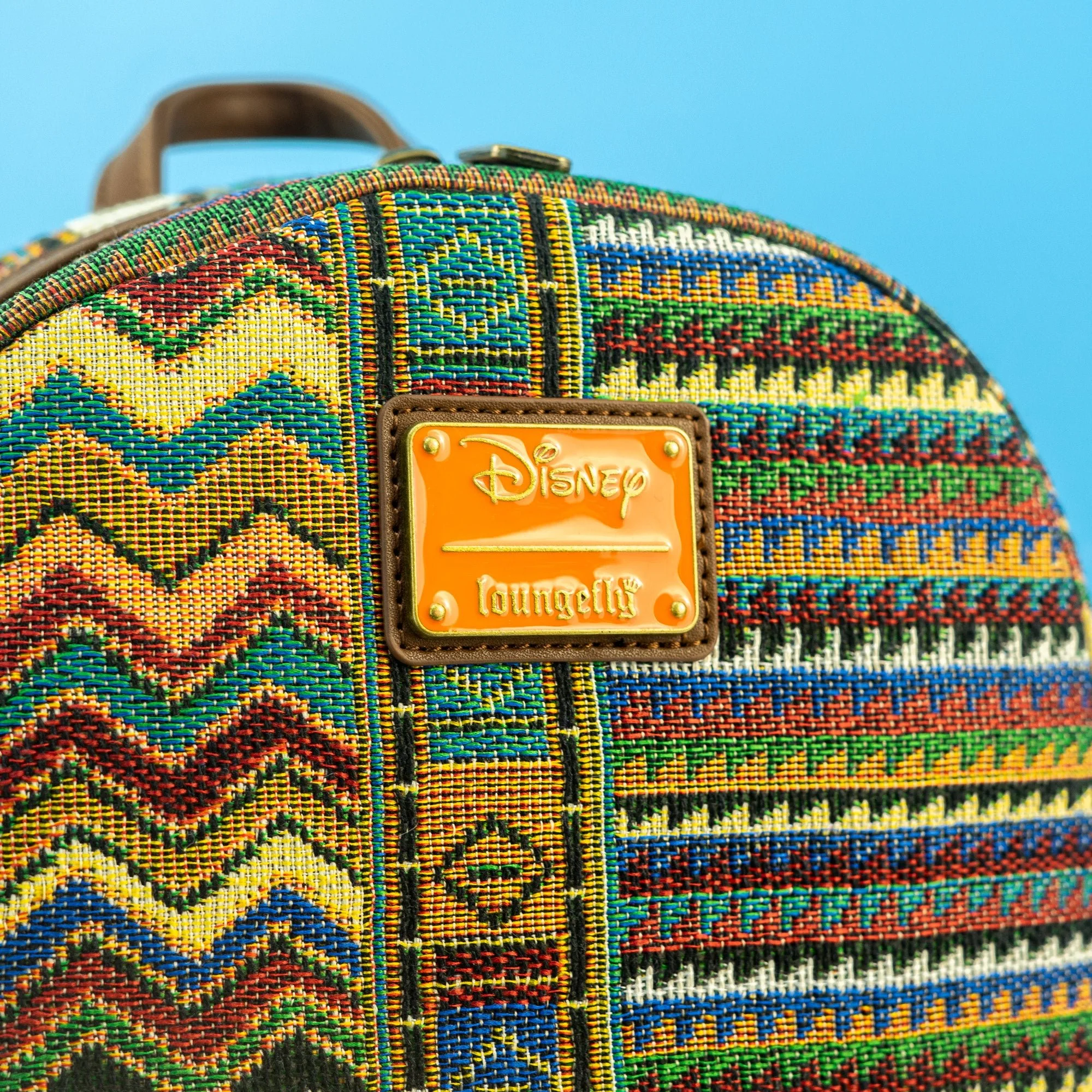 Loungefly x Disney Pocahontas and Meeko Woven Mini Backpack - Image 2