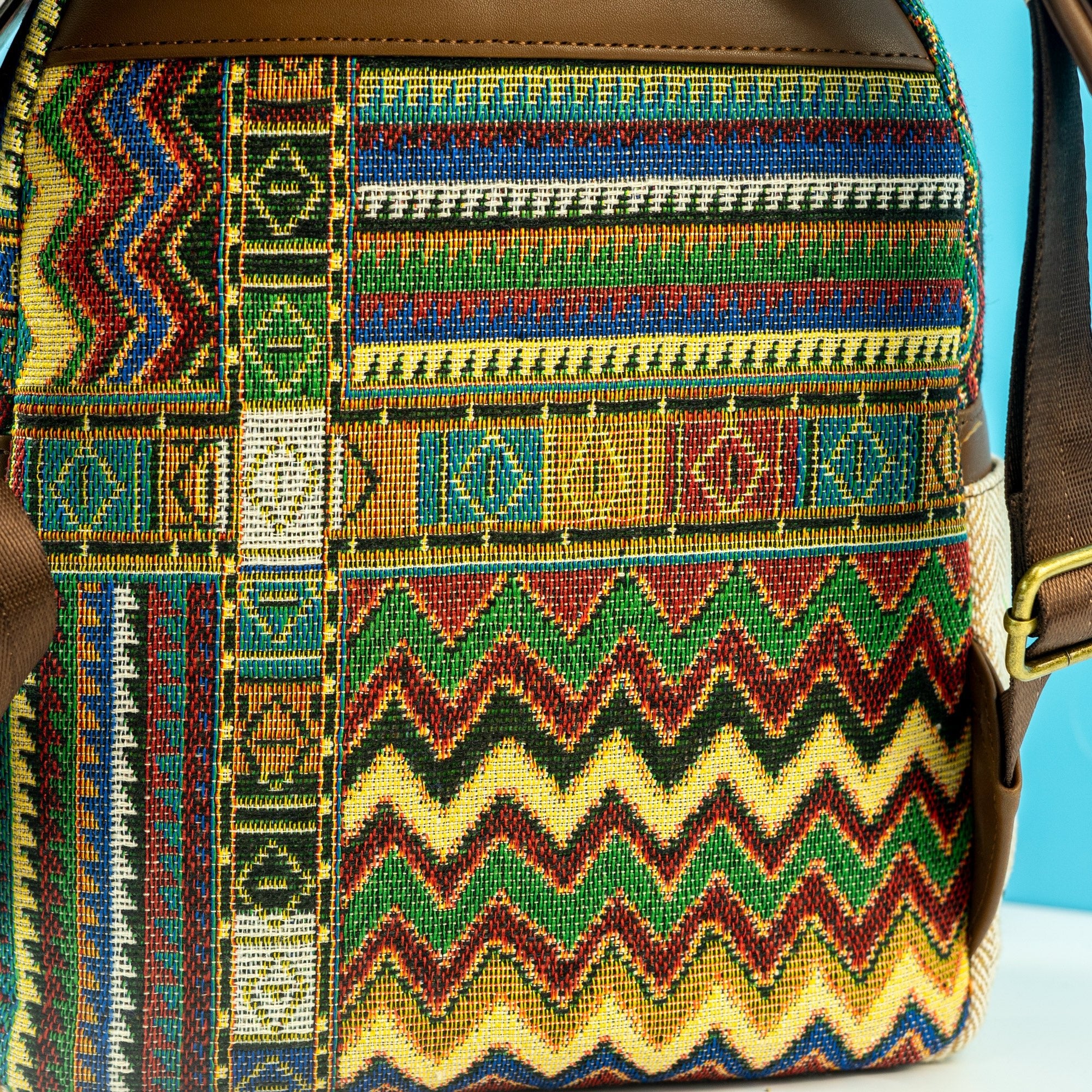 Loungefly x Disney Pocahontas and Meeko Woven Mini Backpack - Image 5