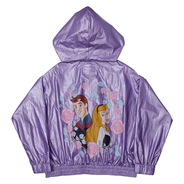 Loungefly x Disney Princess Aurora & Prince Phillip Unisex Windbreaker - Image 5