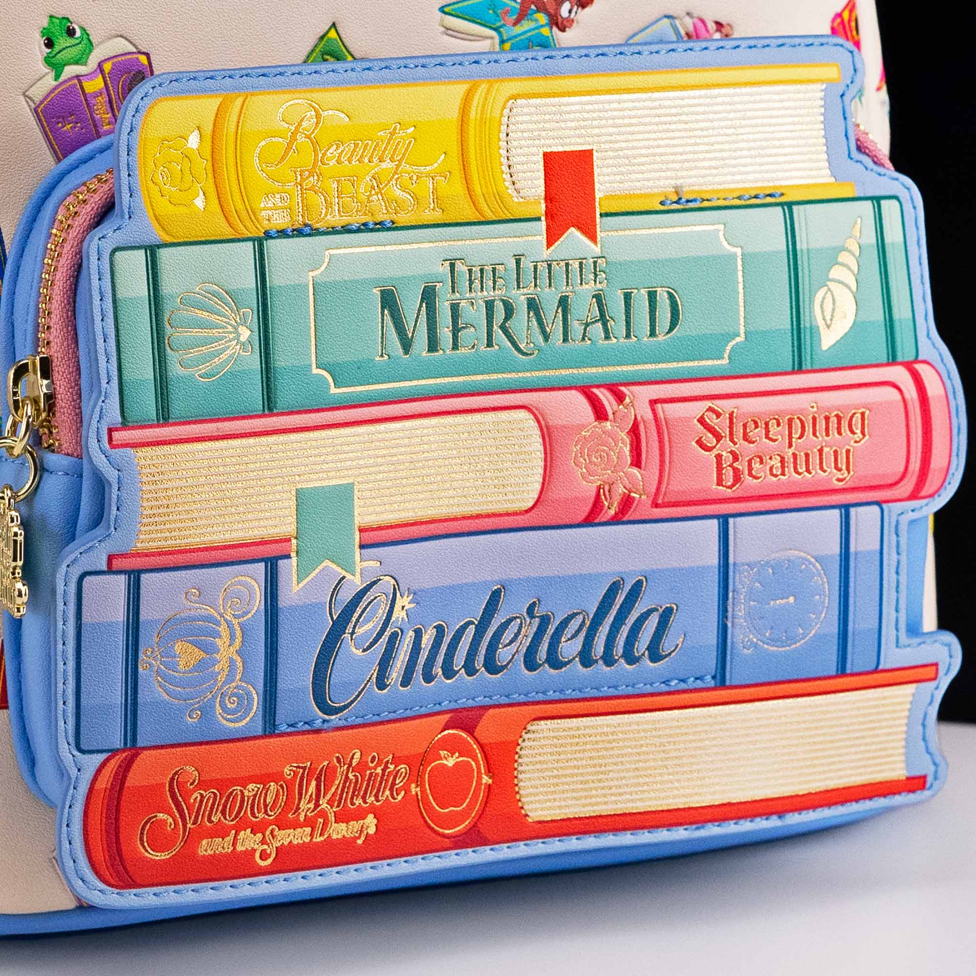 Loungefly x Disney Classic Princess Books Mini Backpack - Image 3