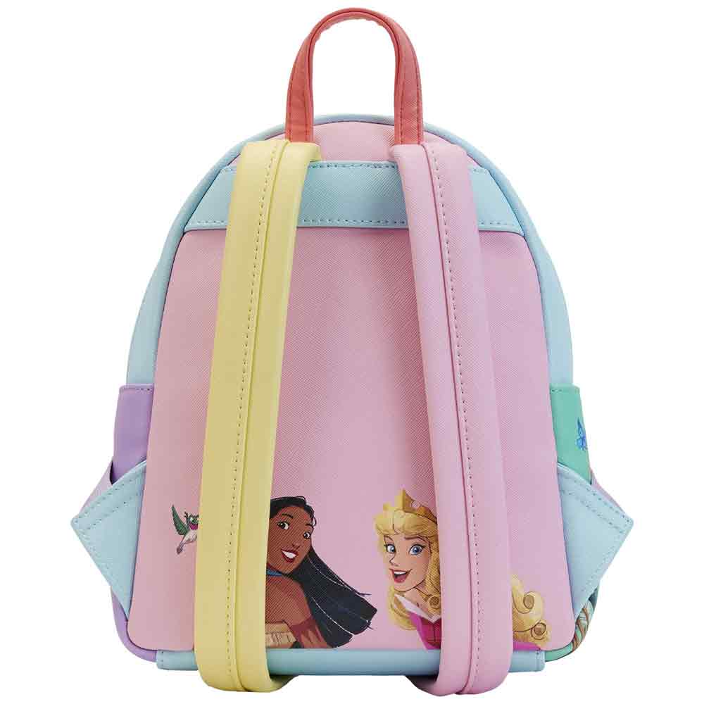 Loungefly x Disney Princess Collage Triple Pocket Mini Backpack - Image 4