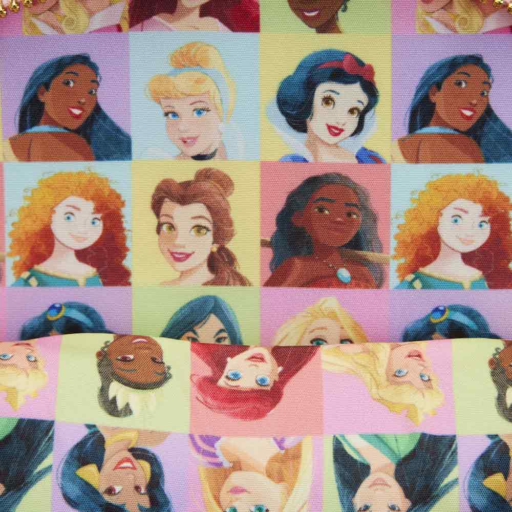 Loungefly x Disney Princess Collage Triple Pocket Mini Backpack - Image 5