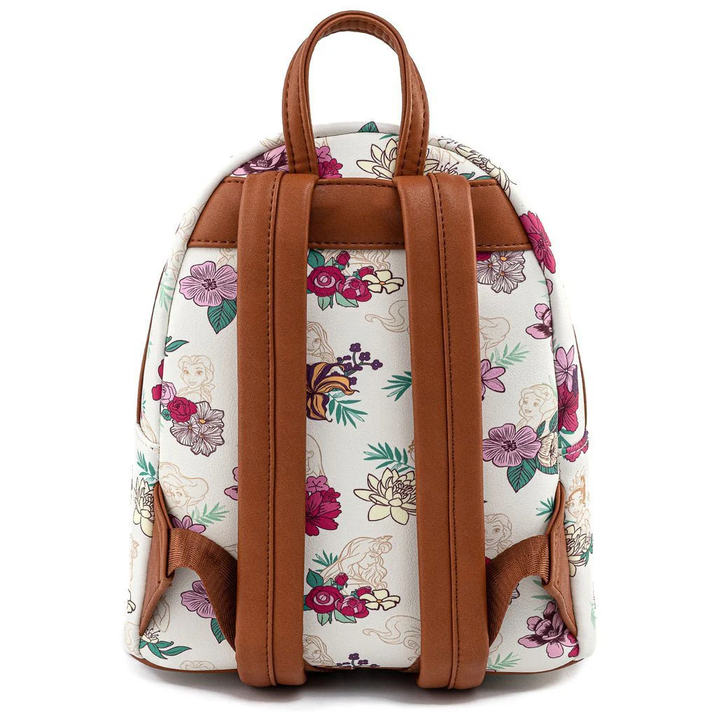 Loungefly x Disney Princess Floral AOP Mini Backpack - Image 3