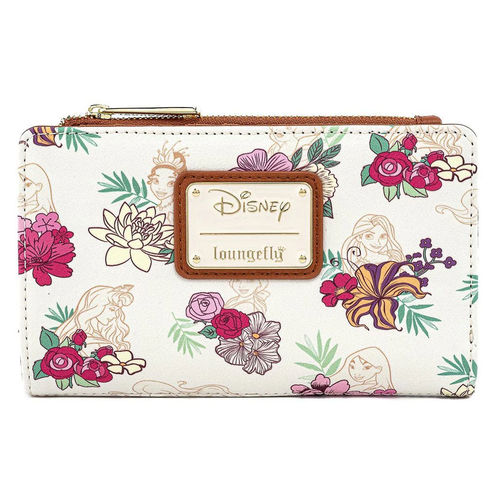 Loungefly x Disney Princess Floral AOP Purse - Image 3