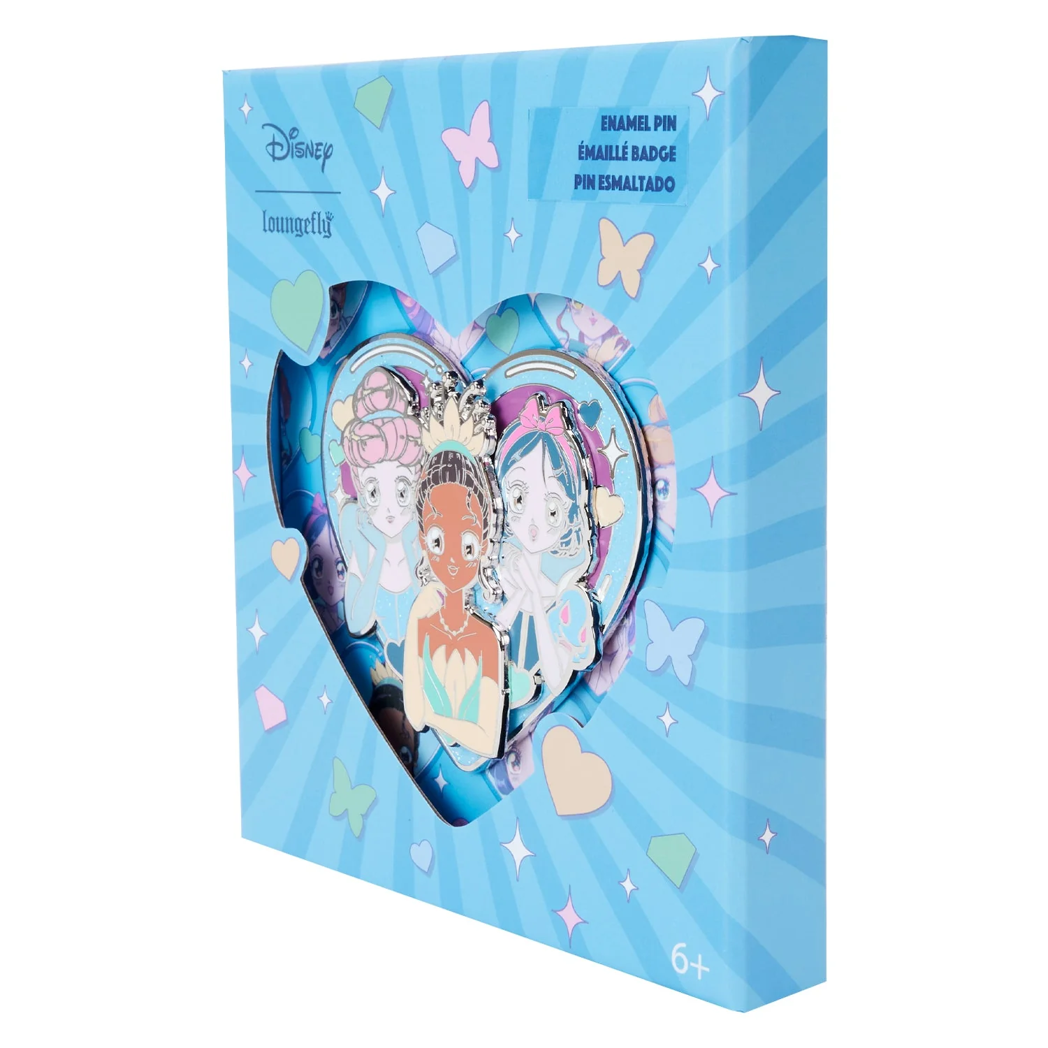 Loungefly x Disney Princess Manga Style 3 Inch Pin - Image 2