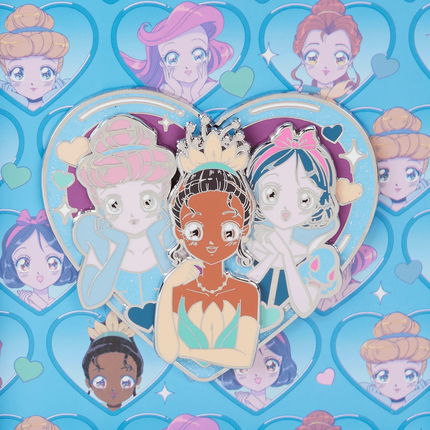 Loungefly x Disney Princess Manga Style 3 Inch Pin - Image 4