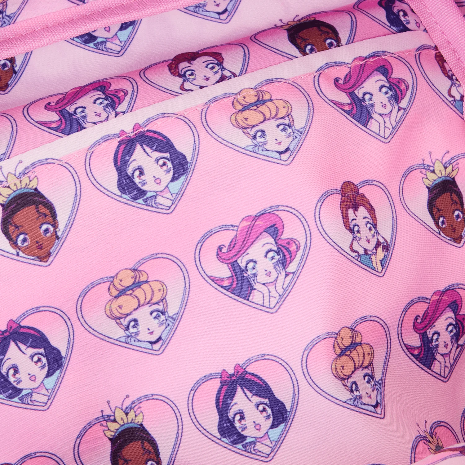 Loungefly x Disney Princess Manga Style AOP Nylon Backpack - Image 5